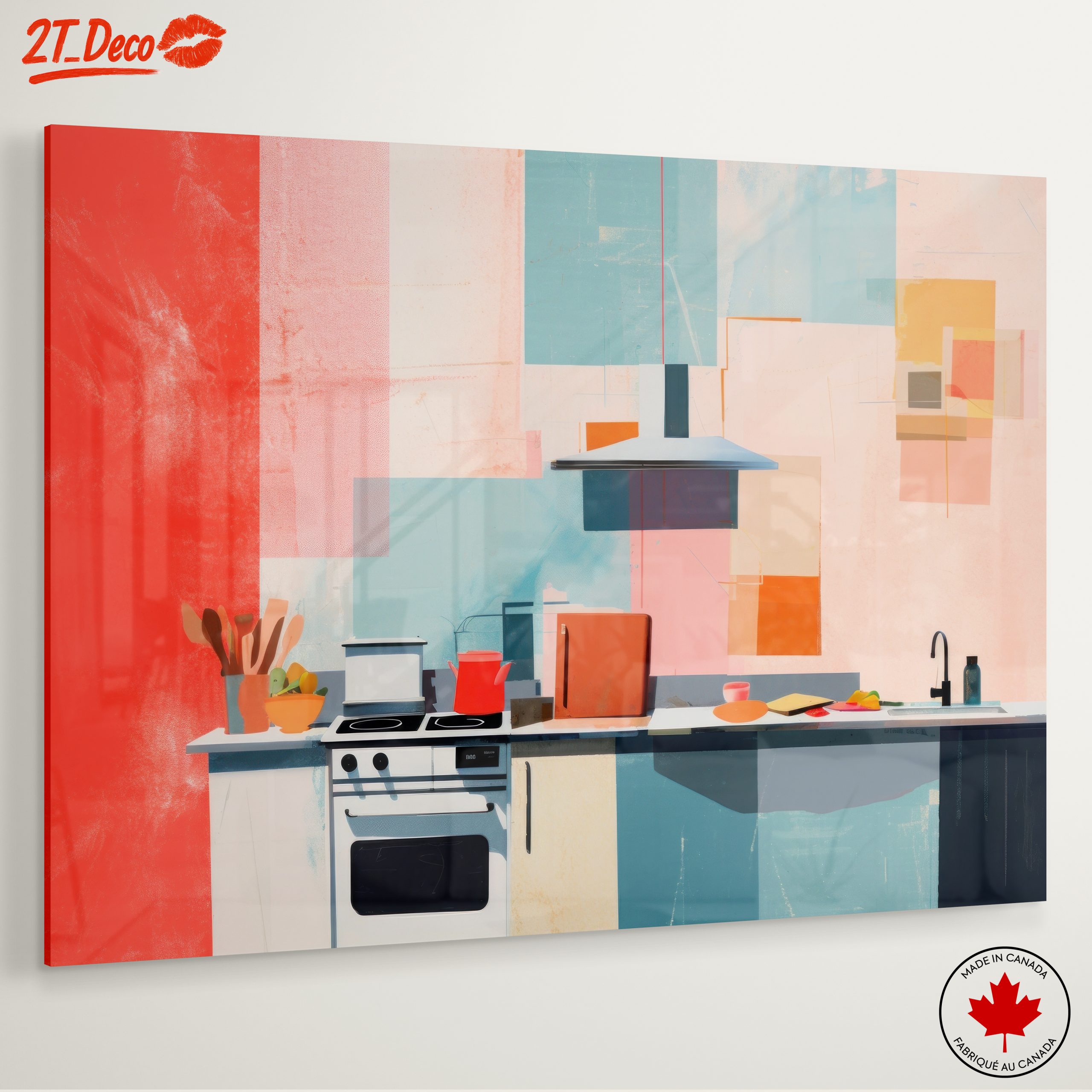 Stylish Modern Botanical Kitchen Art - Image 6
