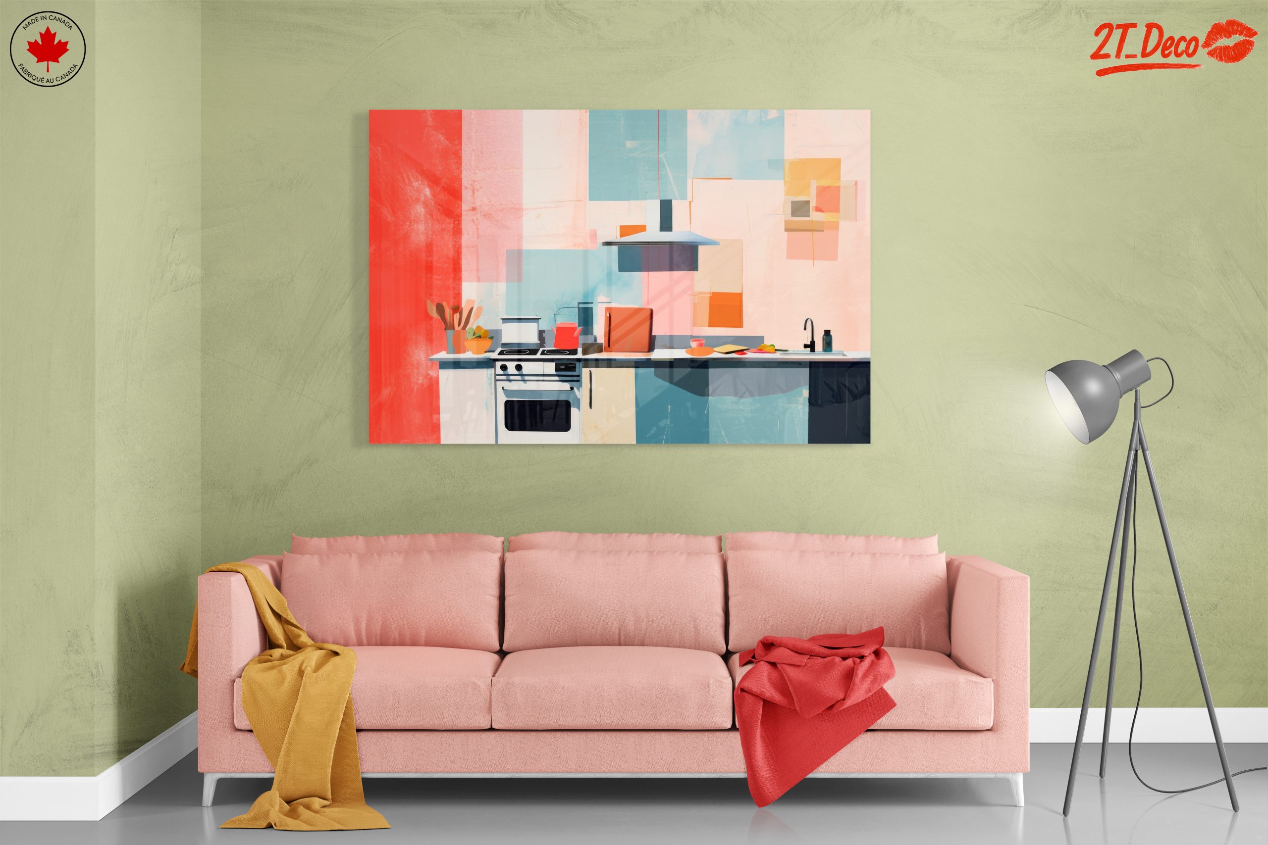Stylish Modern Botanical Kitchen Art - Image 7