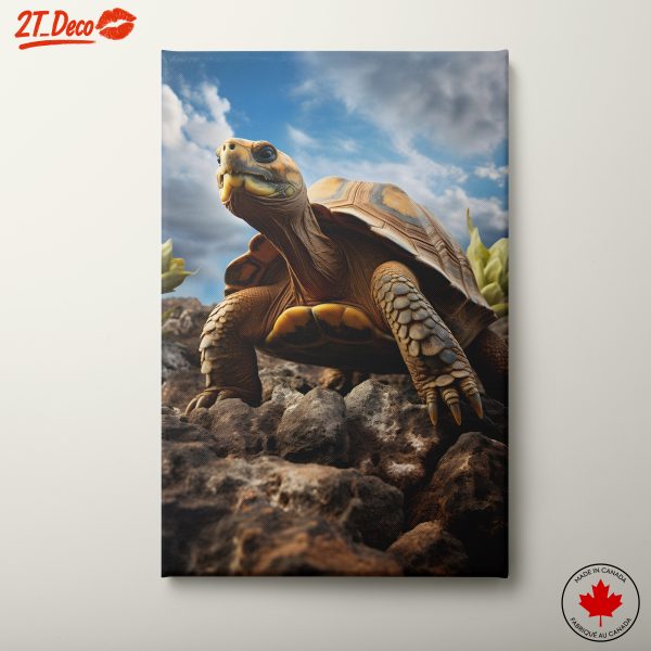 Realistic Turtle Animal Art Piece