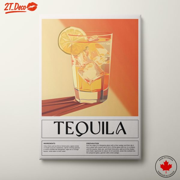 Tequila Cocktail Recipe Artwork