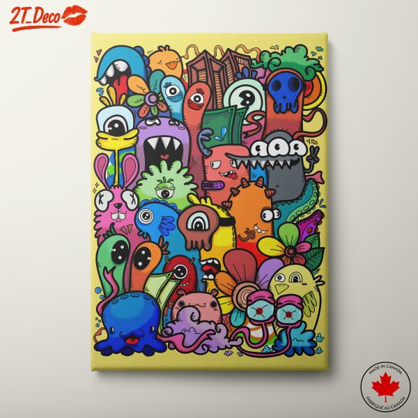 Colorful Whimsical Character Art
