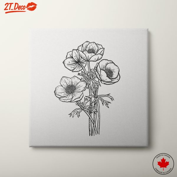 Detailed Floral Illustration for Home Decor