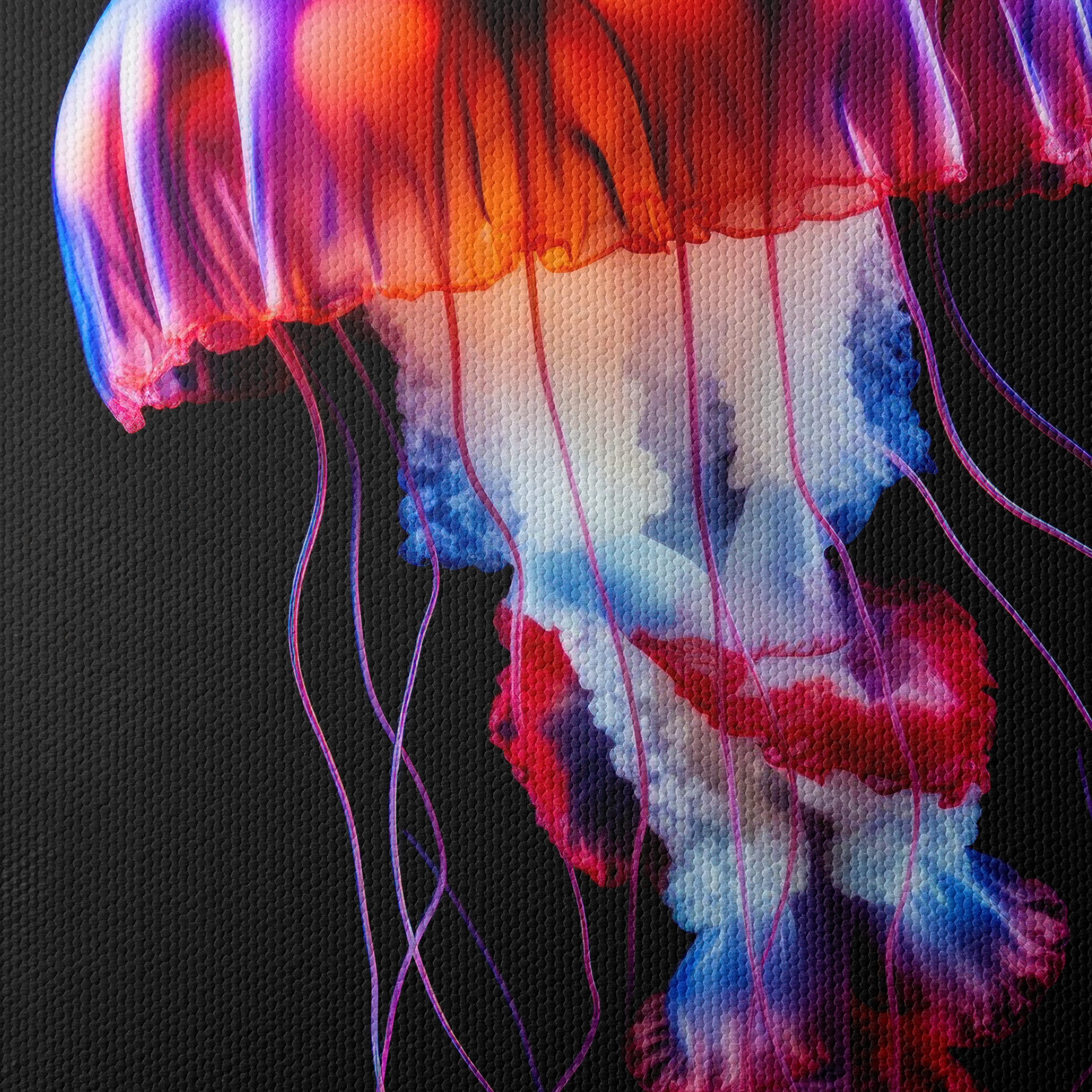 Vibrant Colorful Jellyfish Art - Image 4