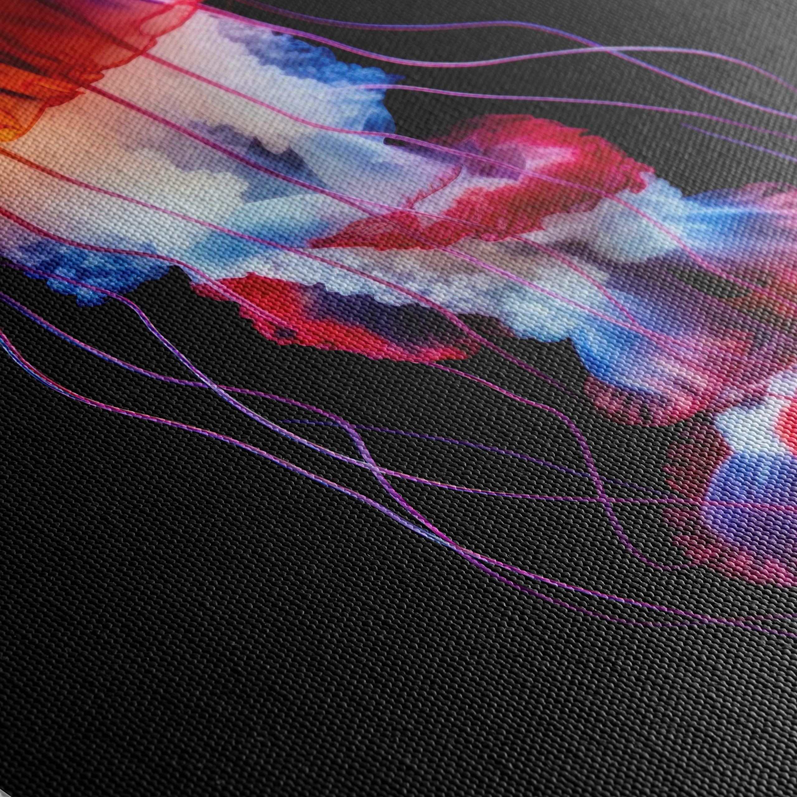 Vibrant Colorful Jellyfish Art - Image 5