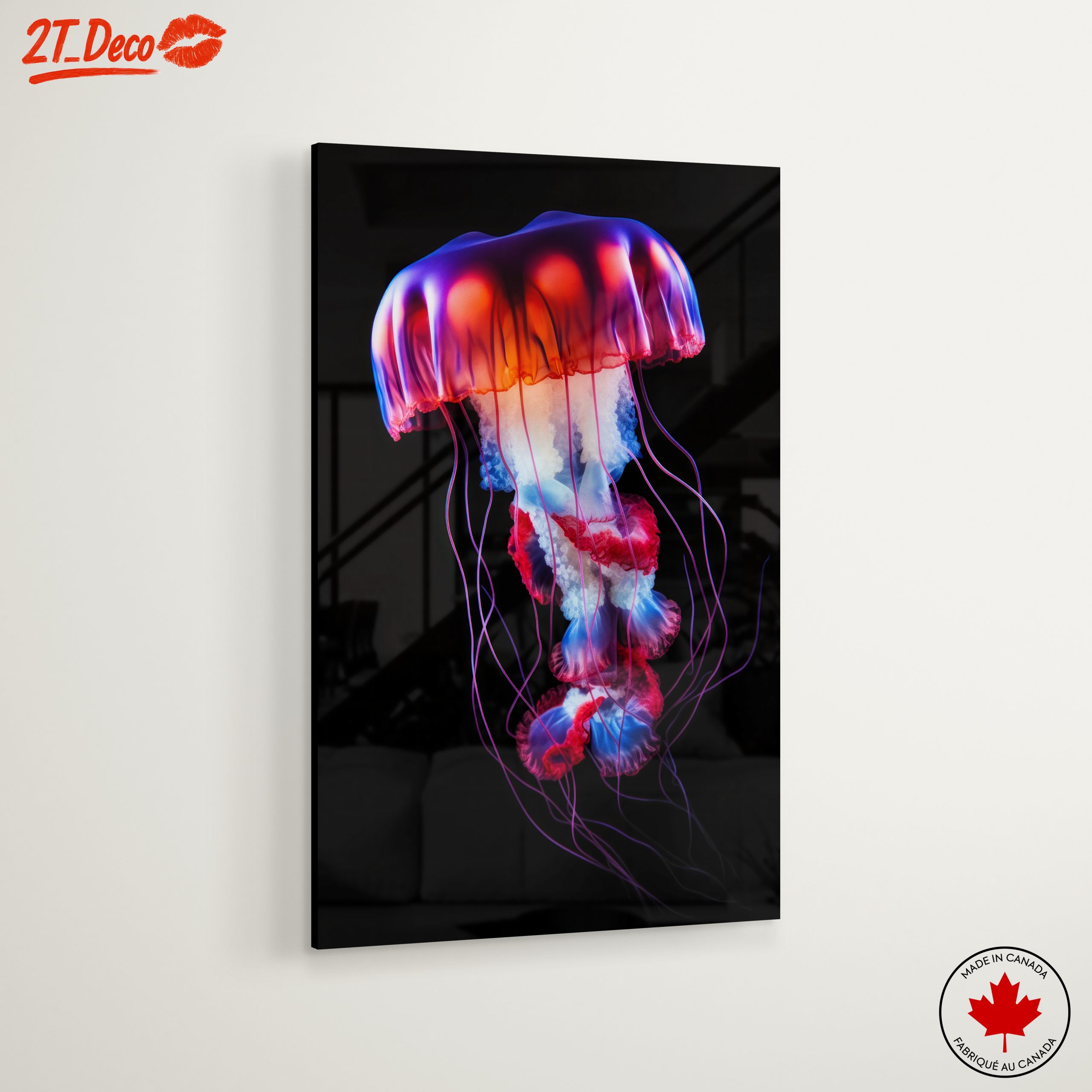 Vibrant Colorful Jellyfish Art - Image 6