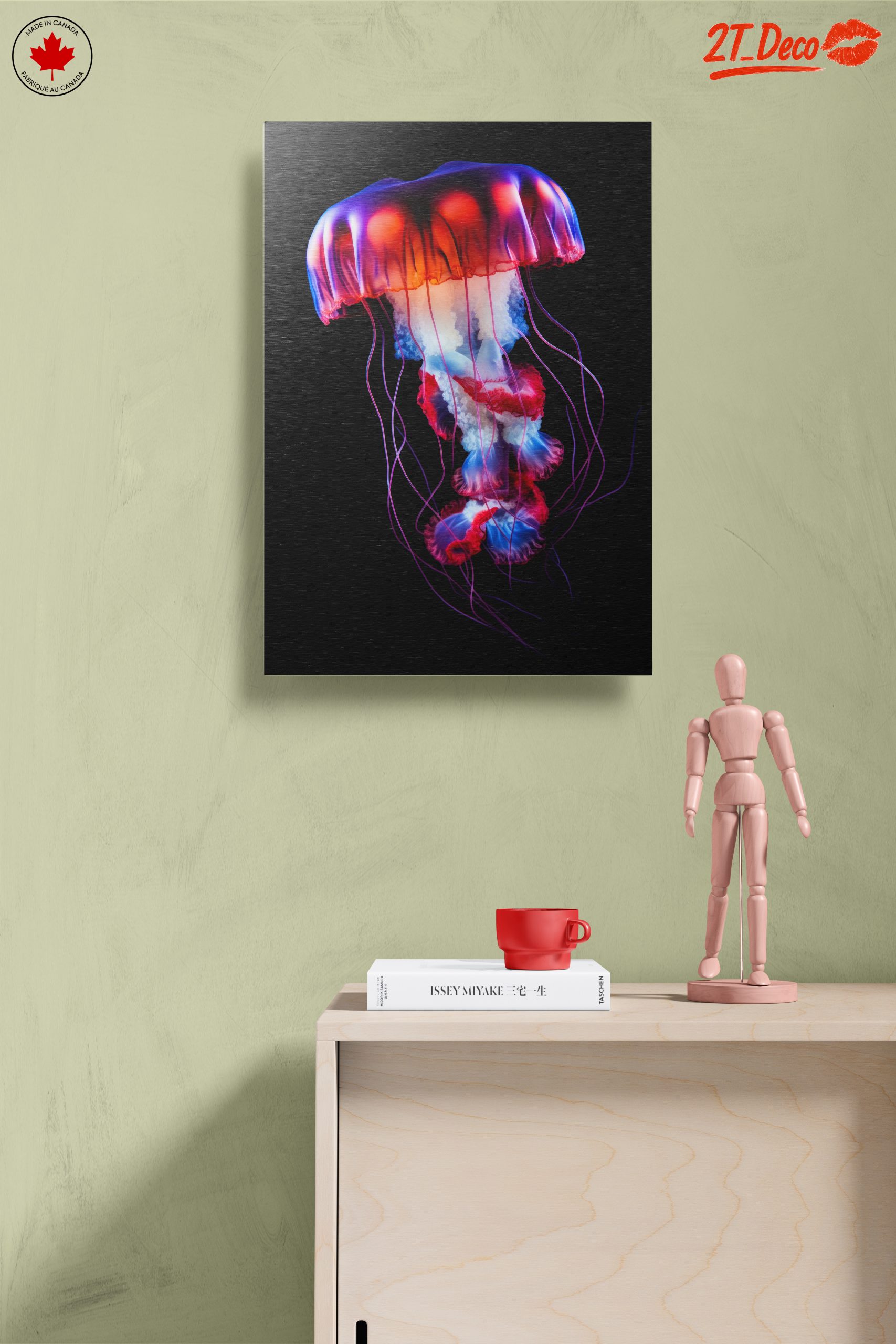 Vibrant Colorful Jellyfish Art - Image 14