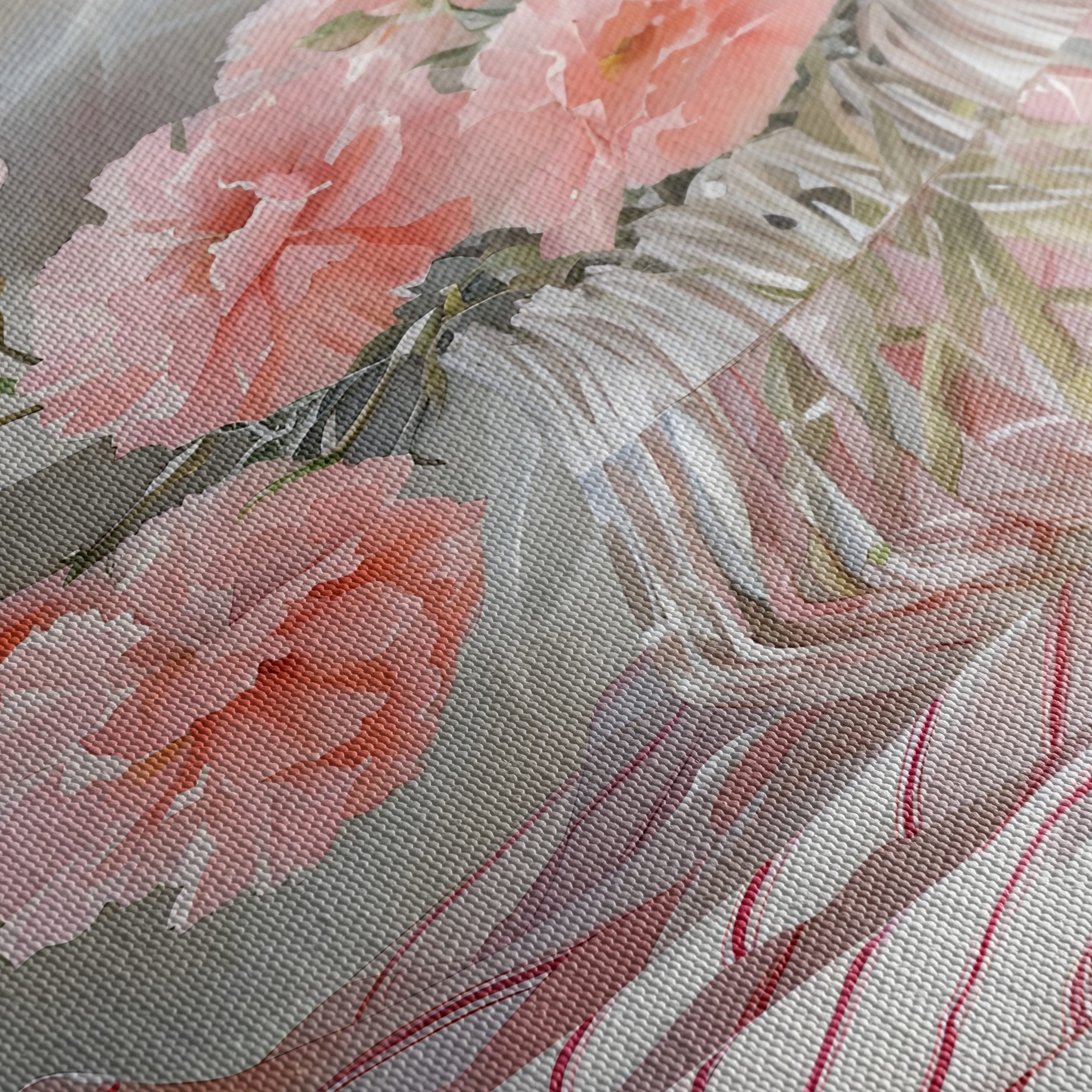 Delicate Pink Carnations in a Glass Vase - Image 5