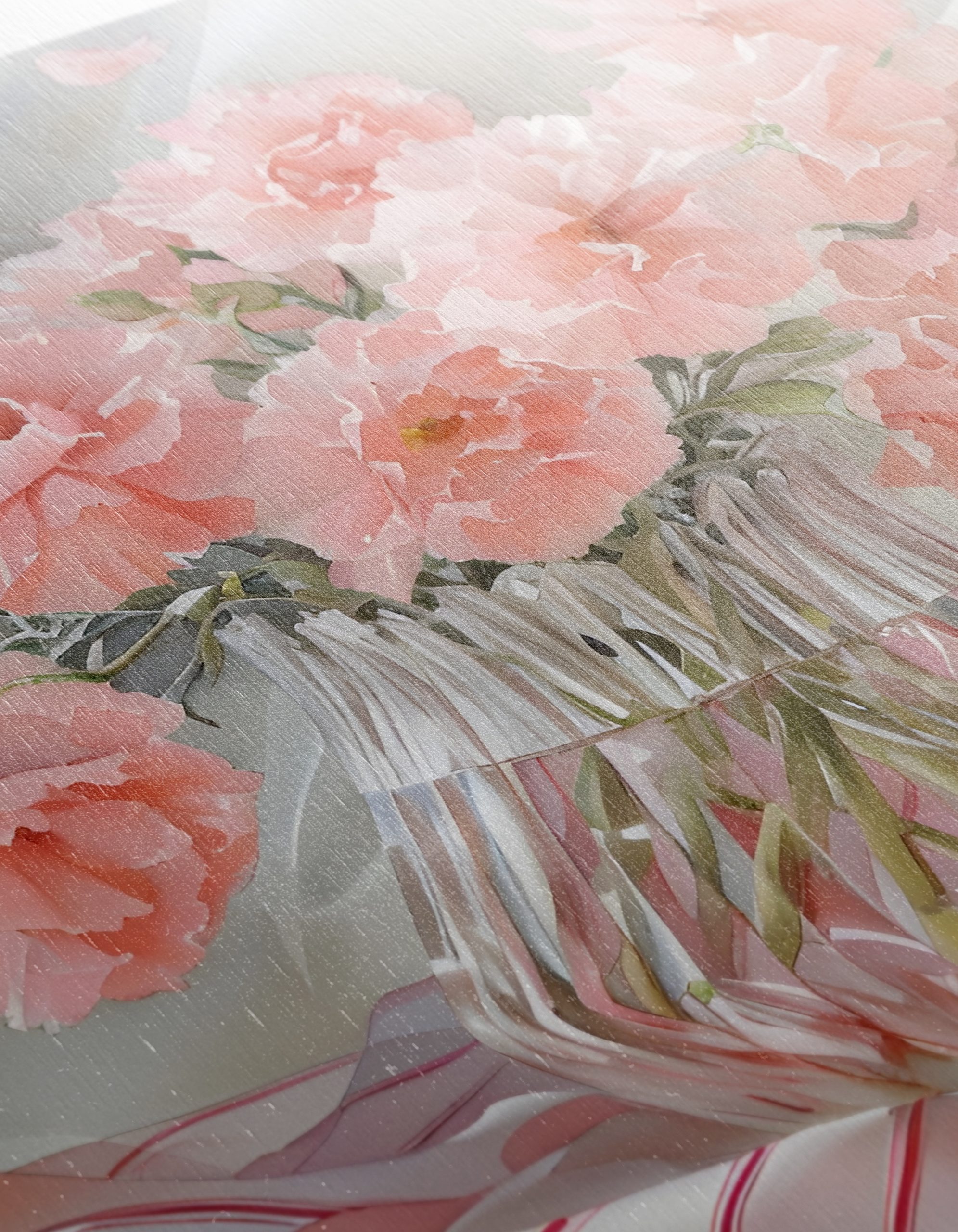 Delicate Pink Carnations in a Glass Vase - Image 12
