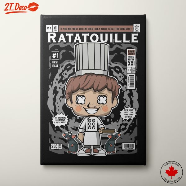 Ratatouille Animated Character Wall Art