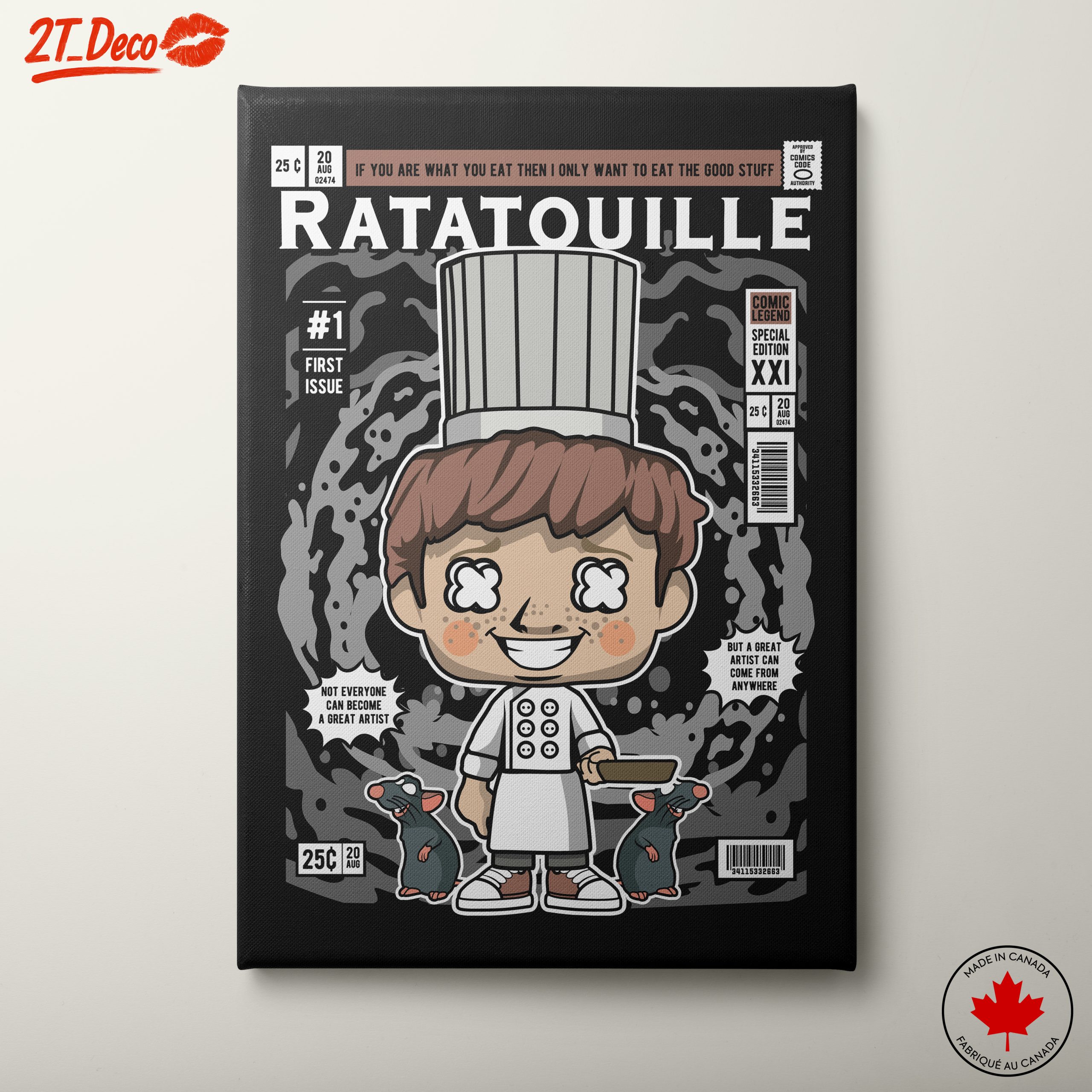 Ratatouille Animated Character Wall Art