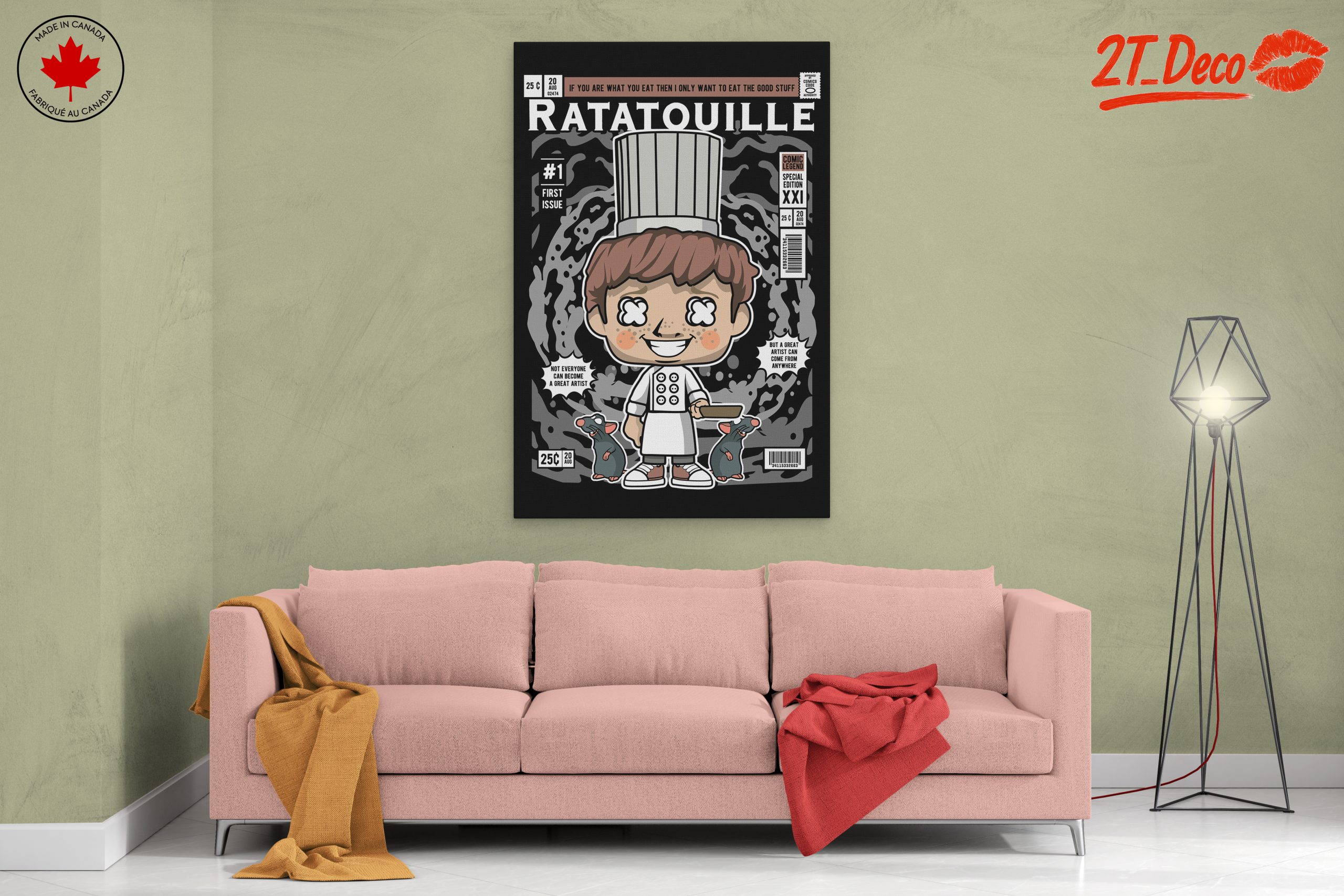 Ratatouille Animated Character Wall Art - Image 2