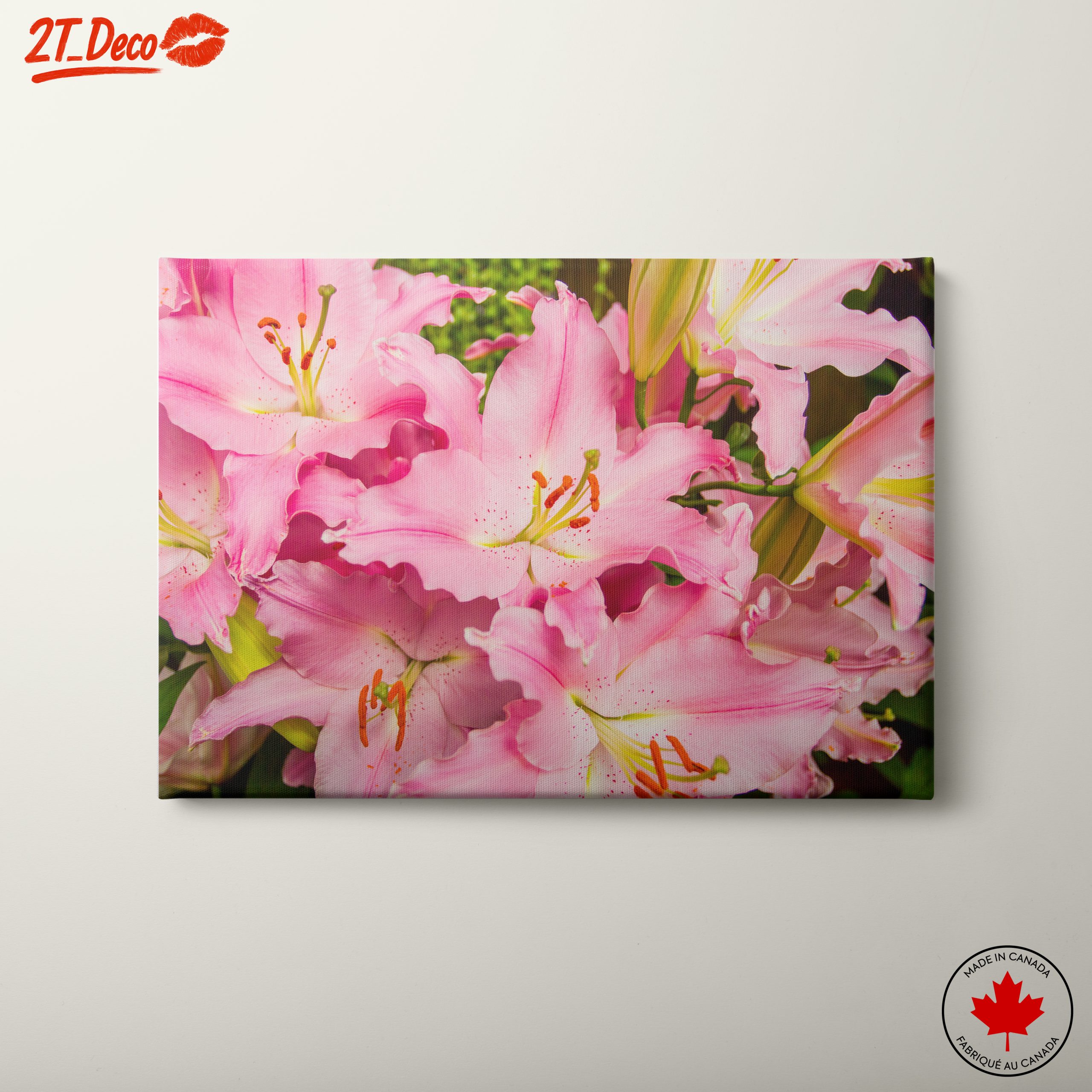 Vibrant Pink Flower Art 2