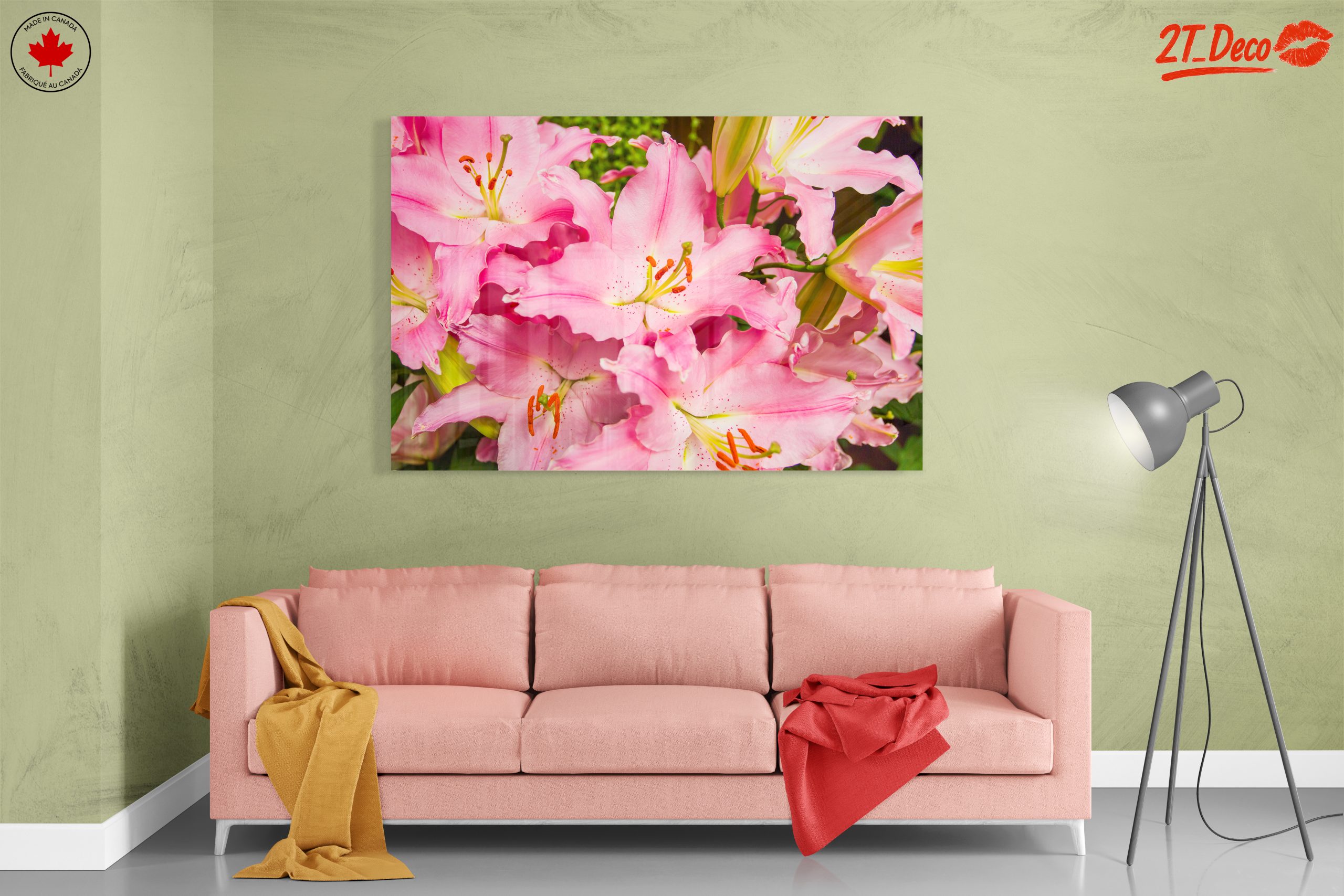 Vibrant Pink Flower Art 2 - Image 7
