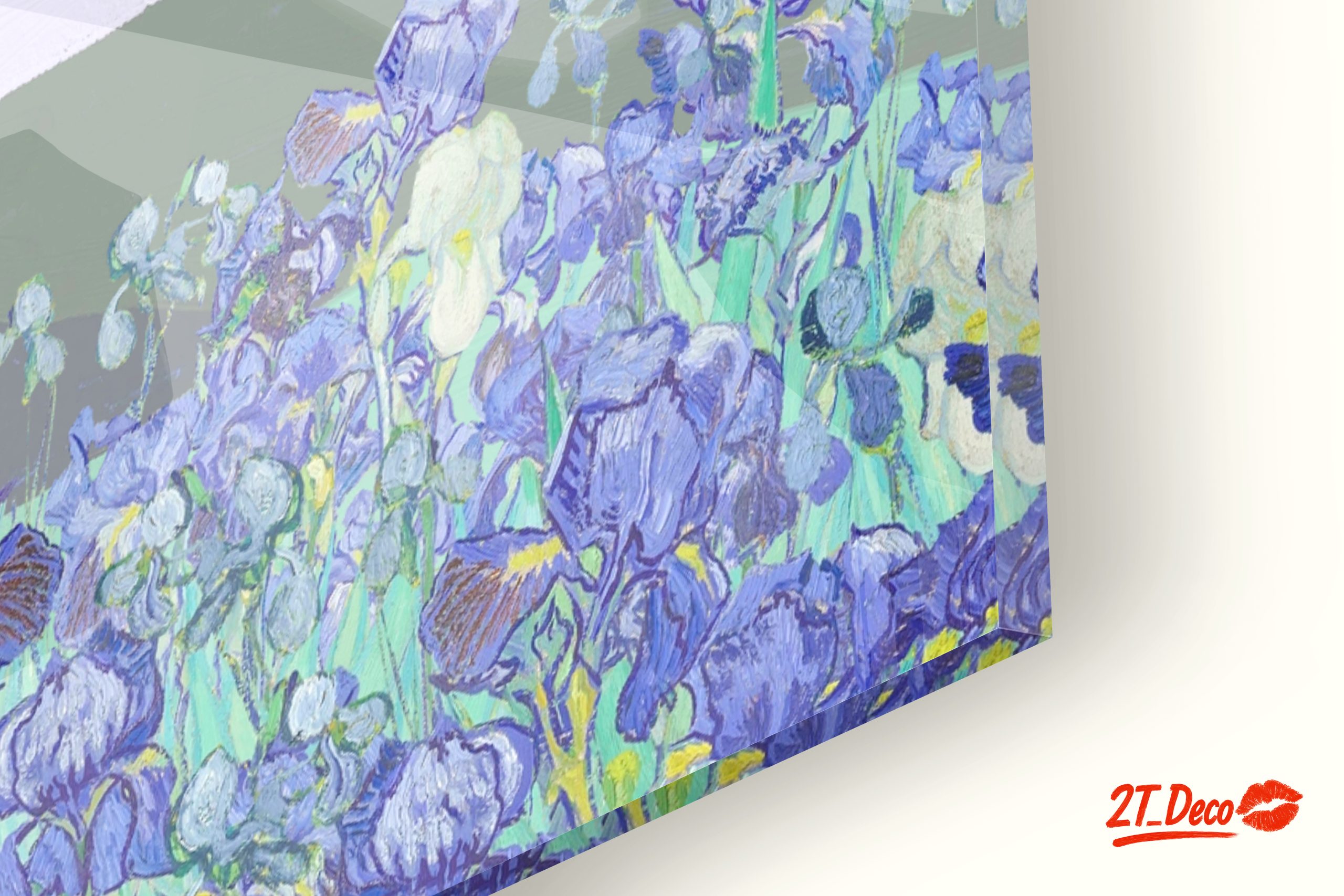 Stylized Abstract Landscape with Irises - Image 9