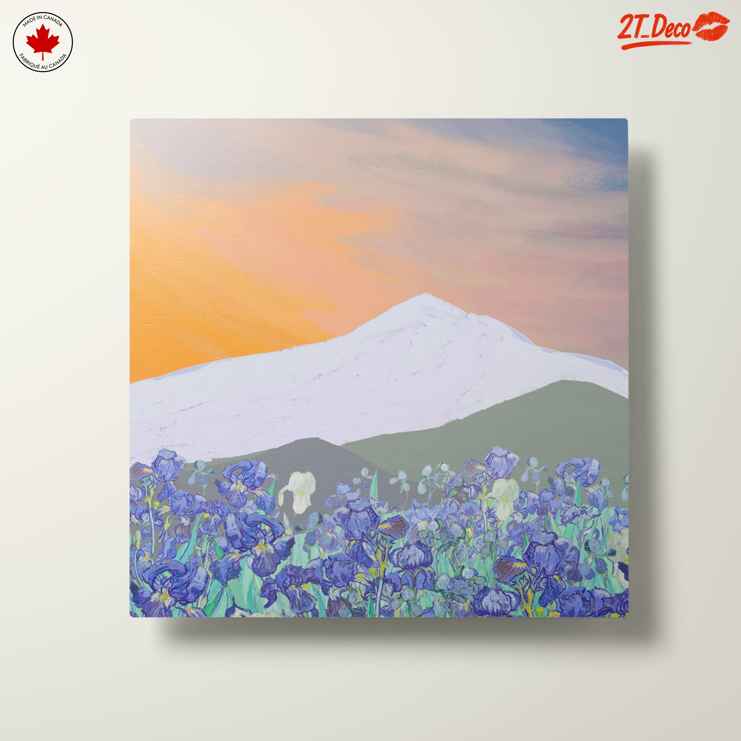 Stylized Abstract Landscape with Irises - Image 10