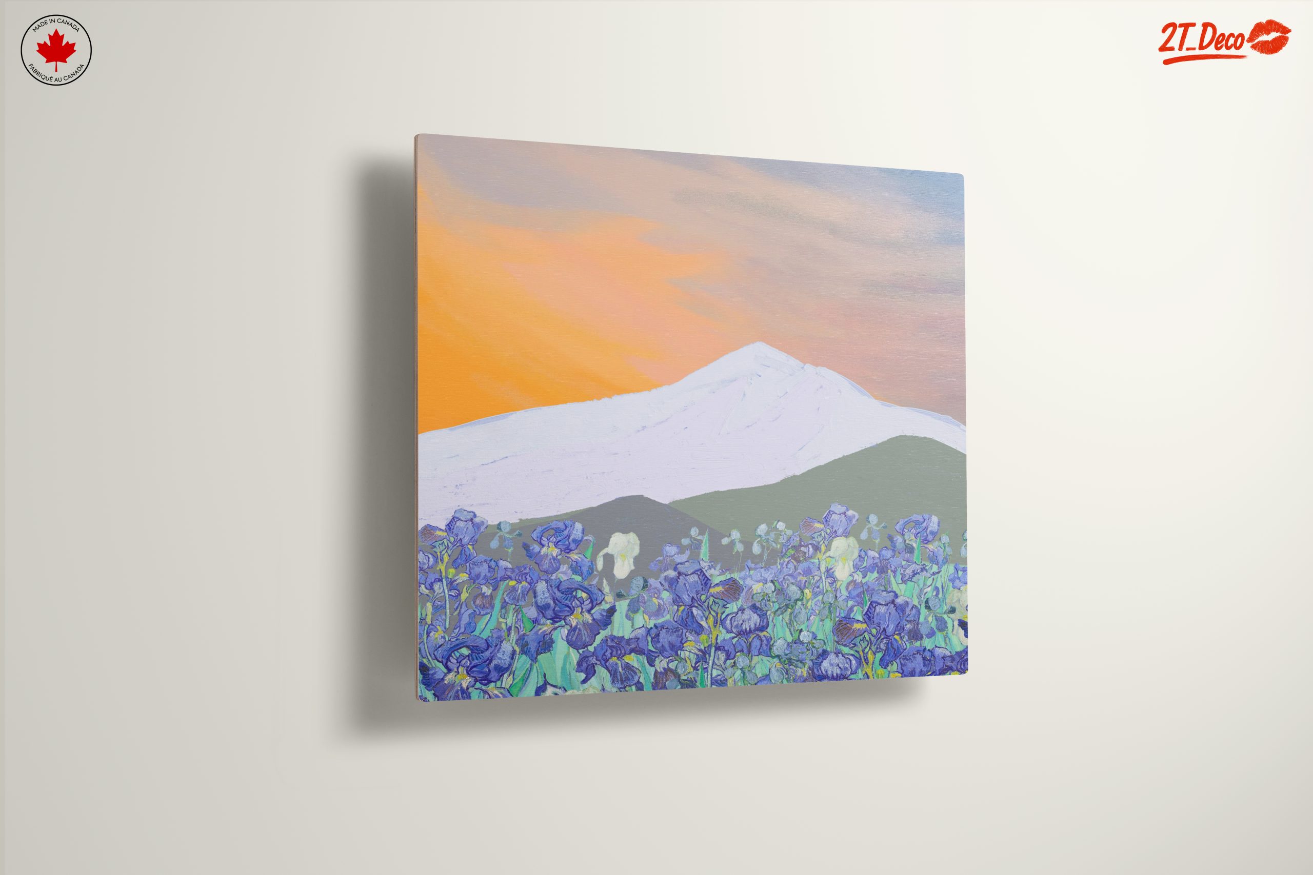 Stylized Abstract Landscape with Irises - Image 13