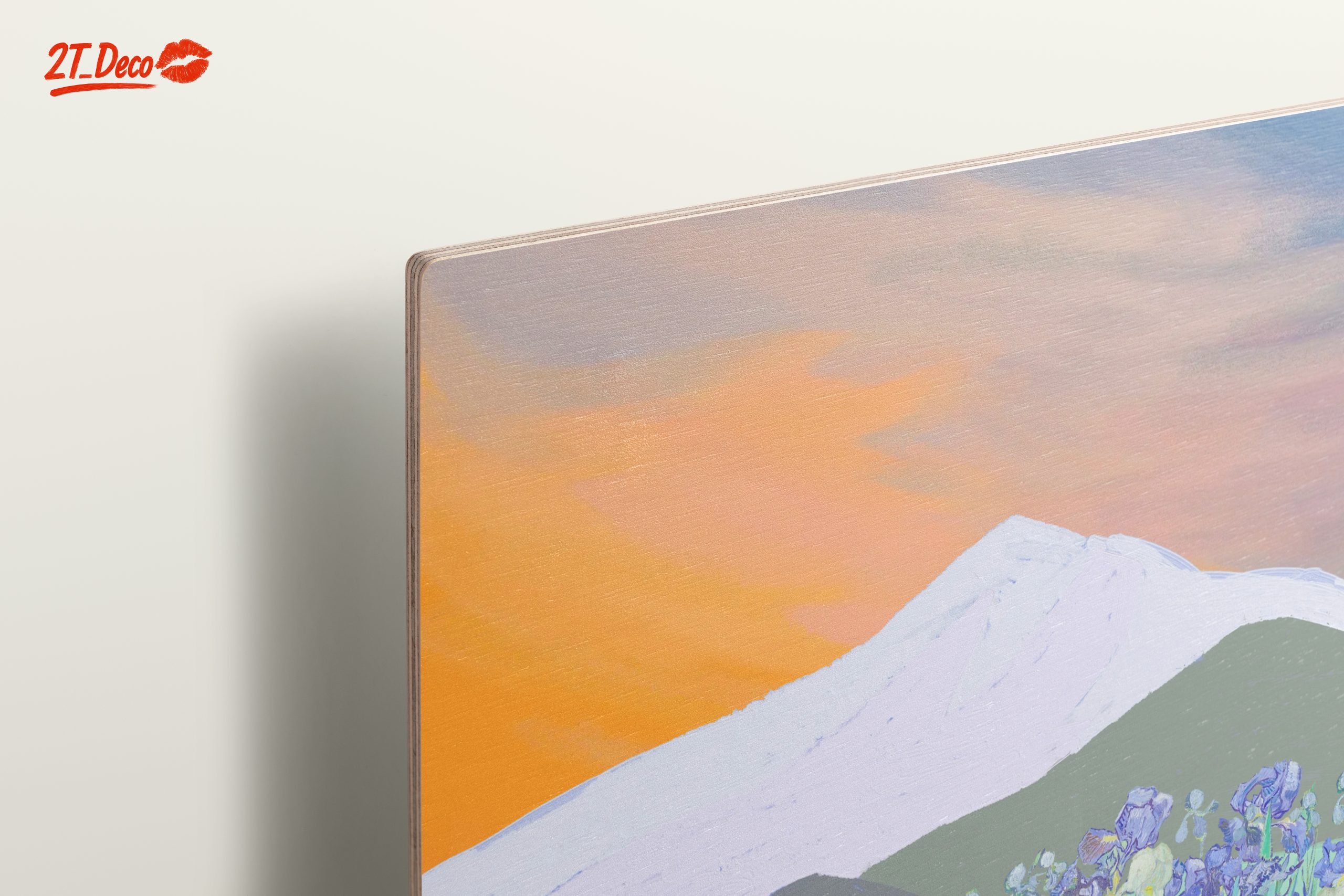 Stylized Abstract Landscape with Irises - Image 15