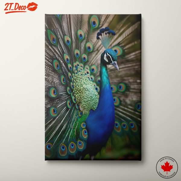Vibrant Peacock Wall Art