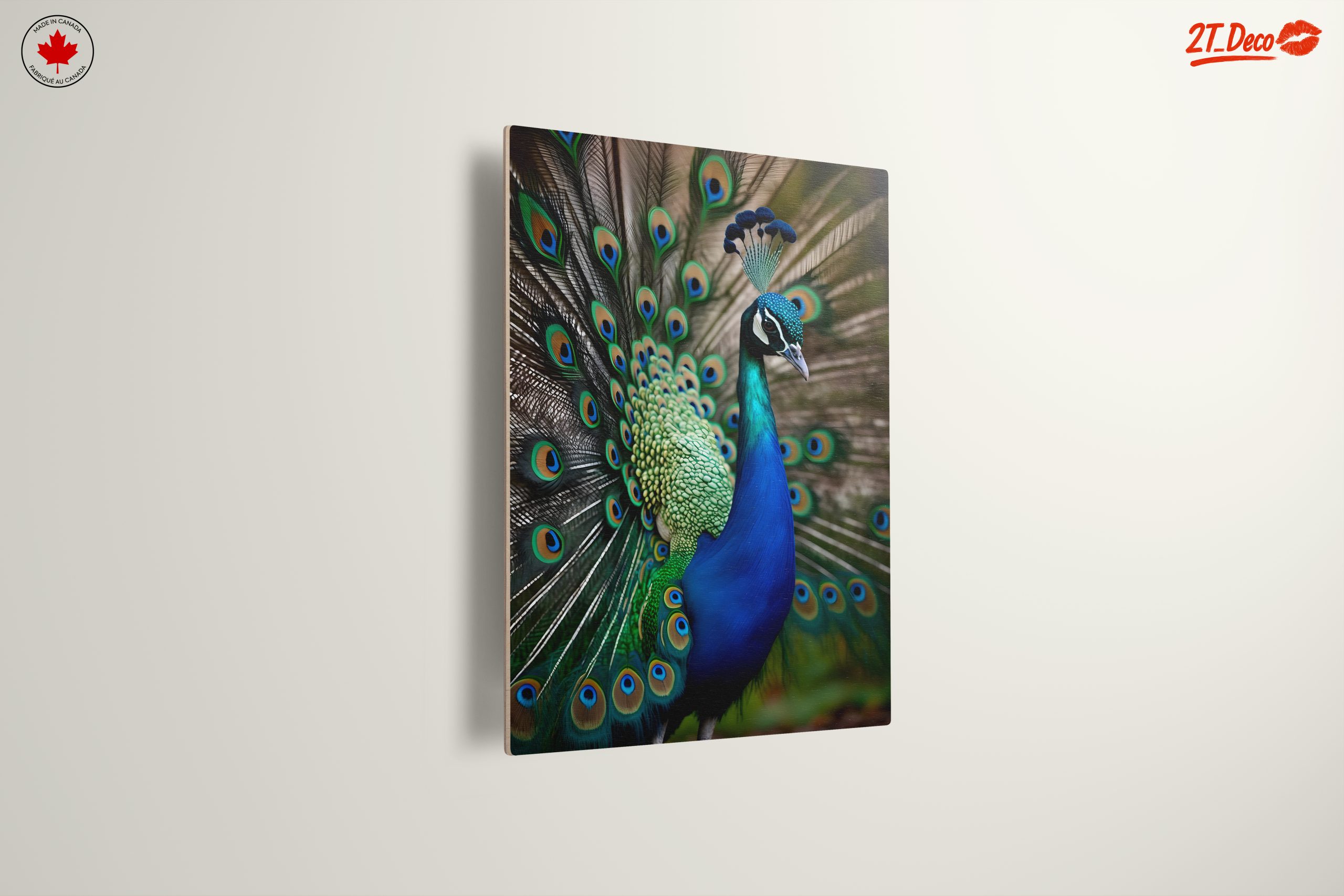 Vibrant Peacock Wall Art - Image 13