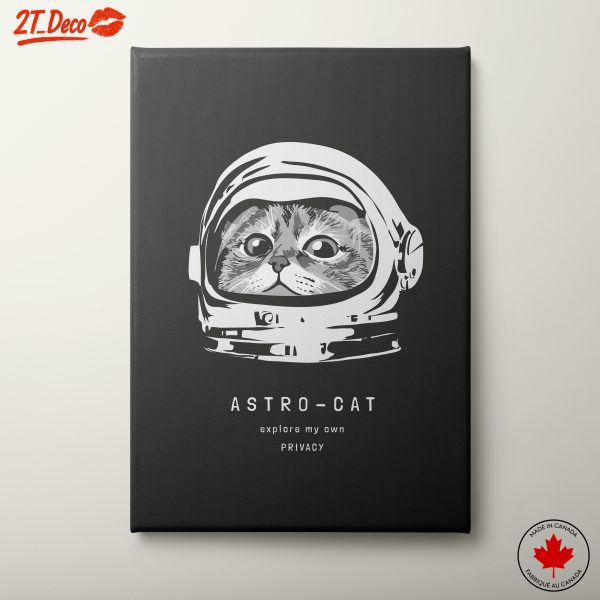 Astro Cat Exploring Space