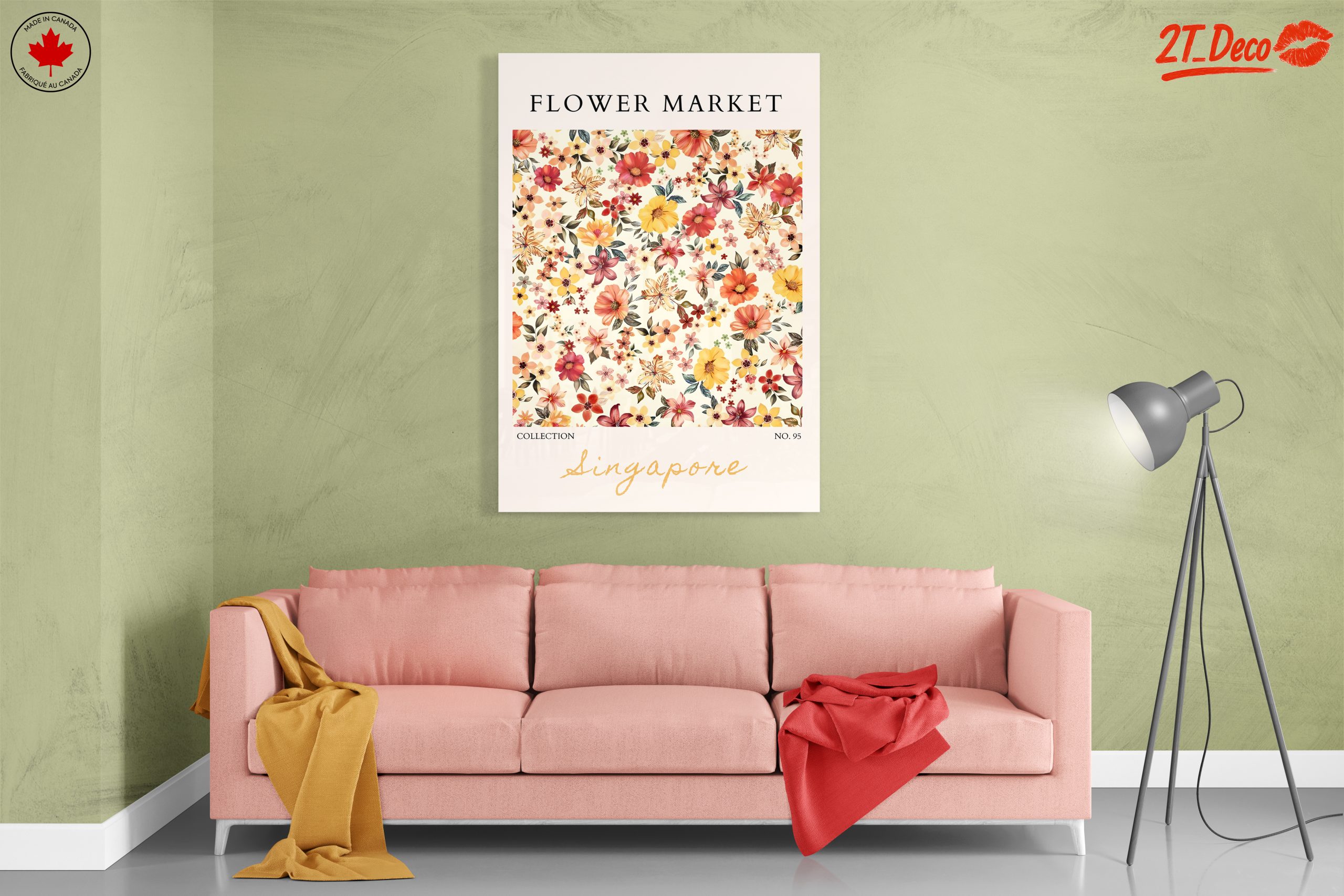 Flower Market Art Inspired by Singapore - Image 7