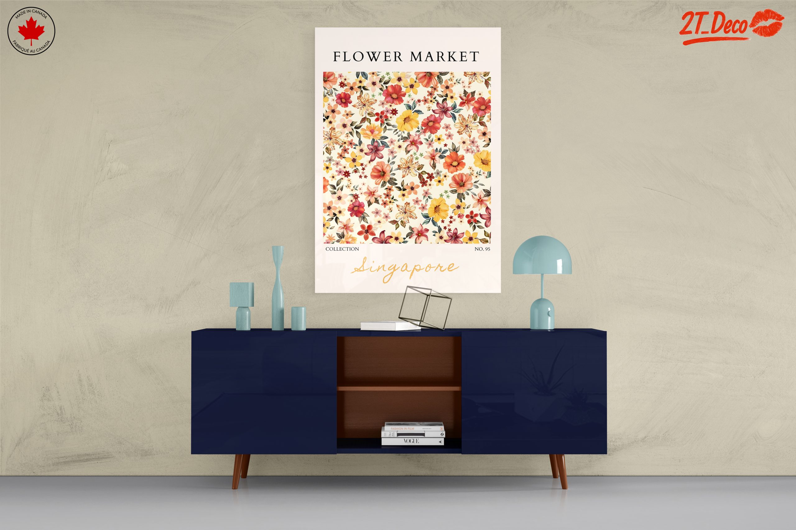 Flower Market Art Inspired by Singapore - Image 8