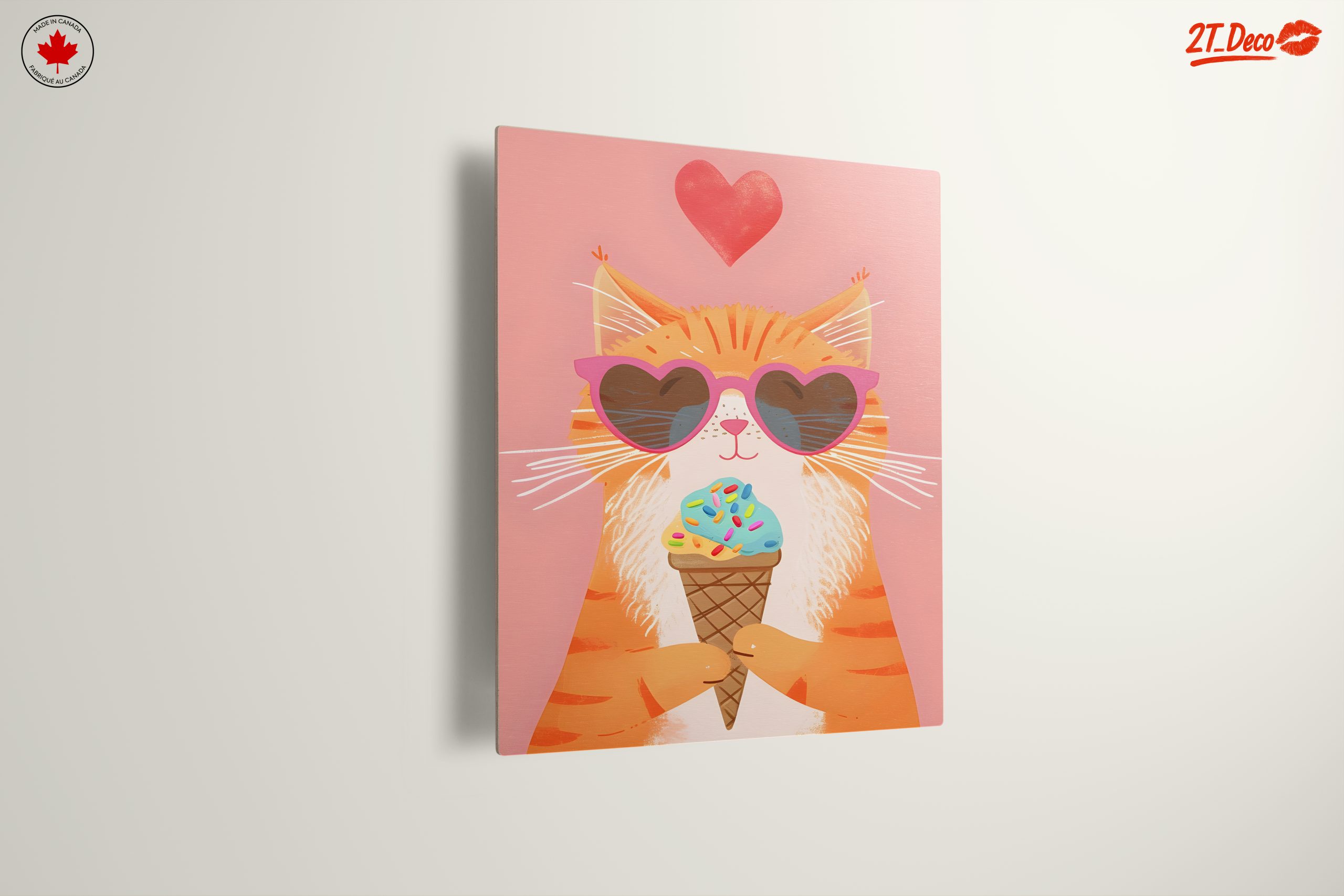 Adorable Cat Enjoying Ice Cream - Image 13
