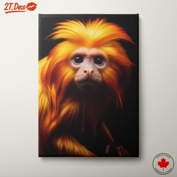 Vibrant Golden Monkey Wall Art