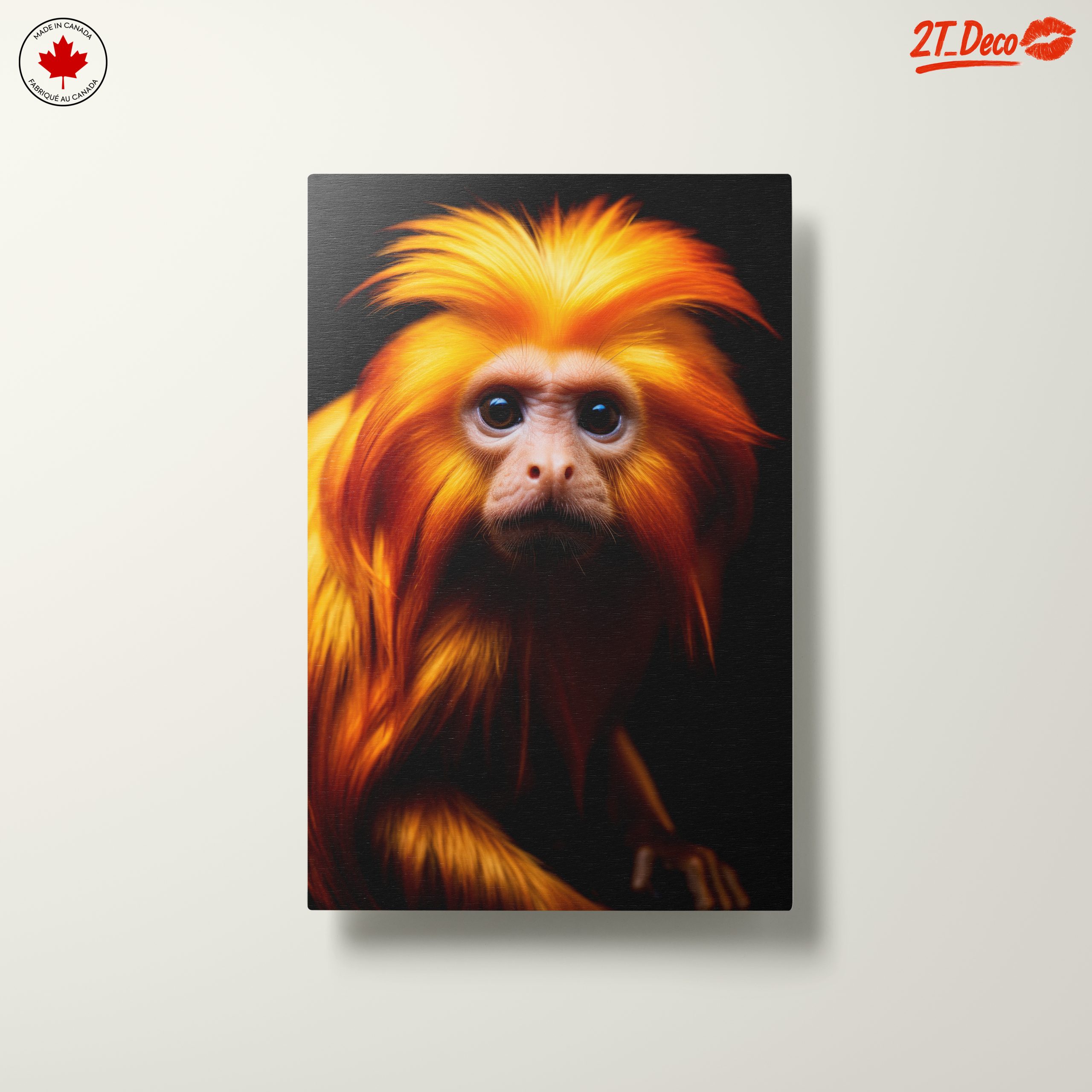 Vibrant Golden Monkey Wall Art - Image 10