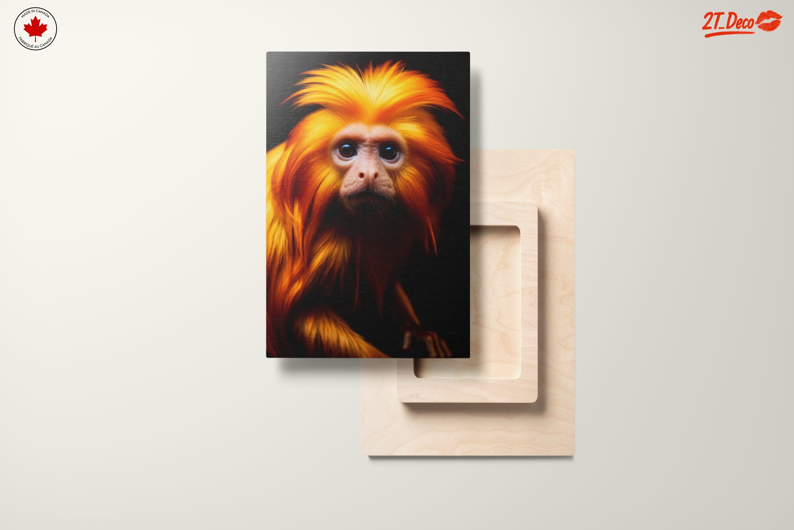 Vibrant Golden Monkey Wall Art - Image 11