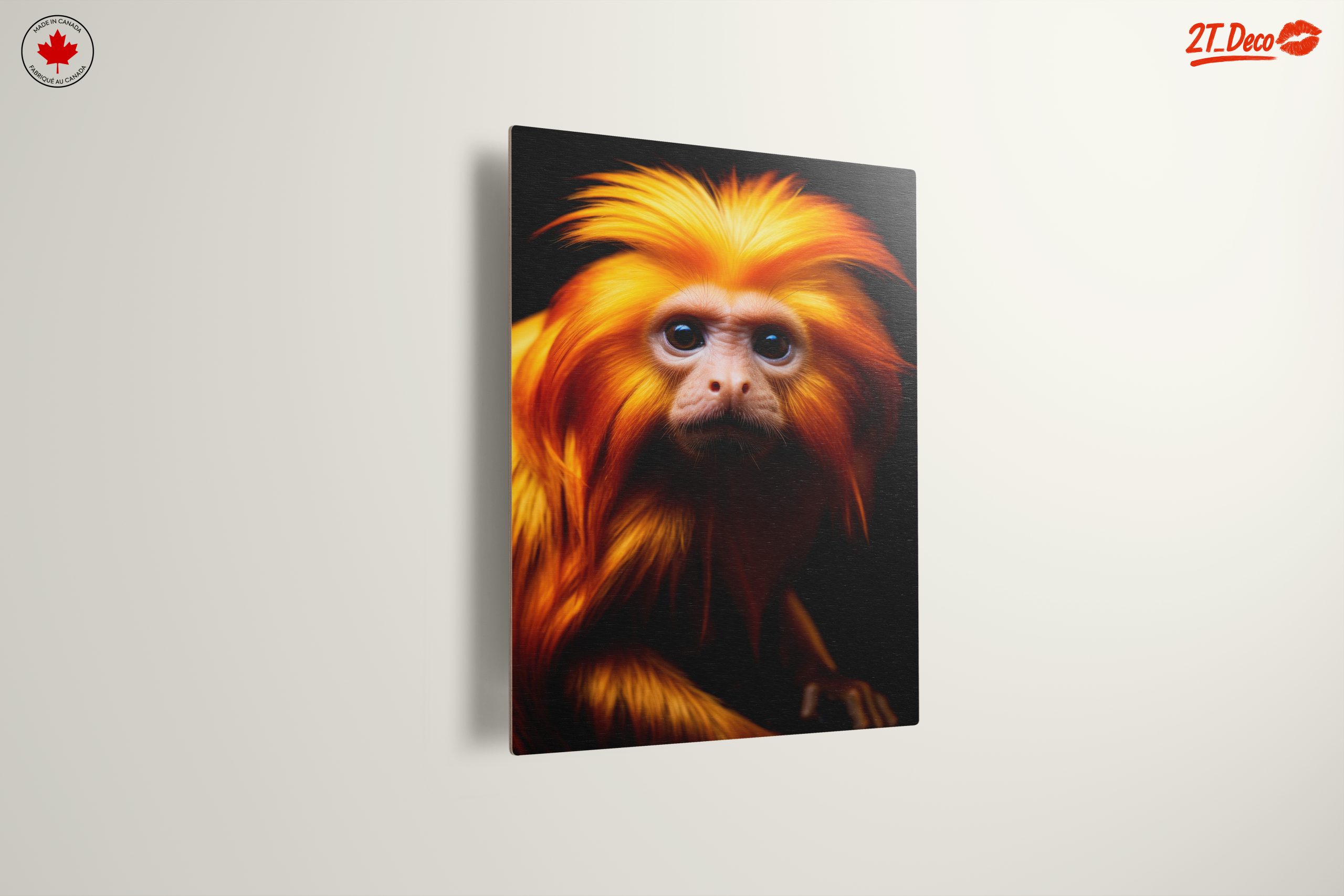 Vibrant Golden Monkey Wall Art - Image 13