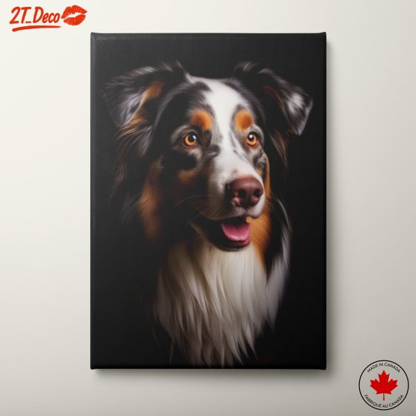 Stunning Dog Portrait with Vibrant Colors