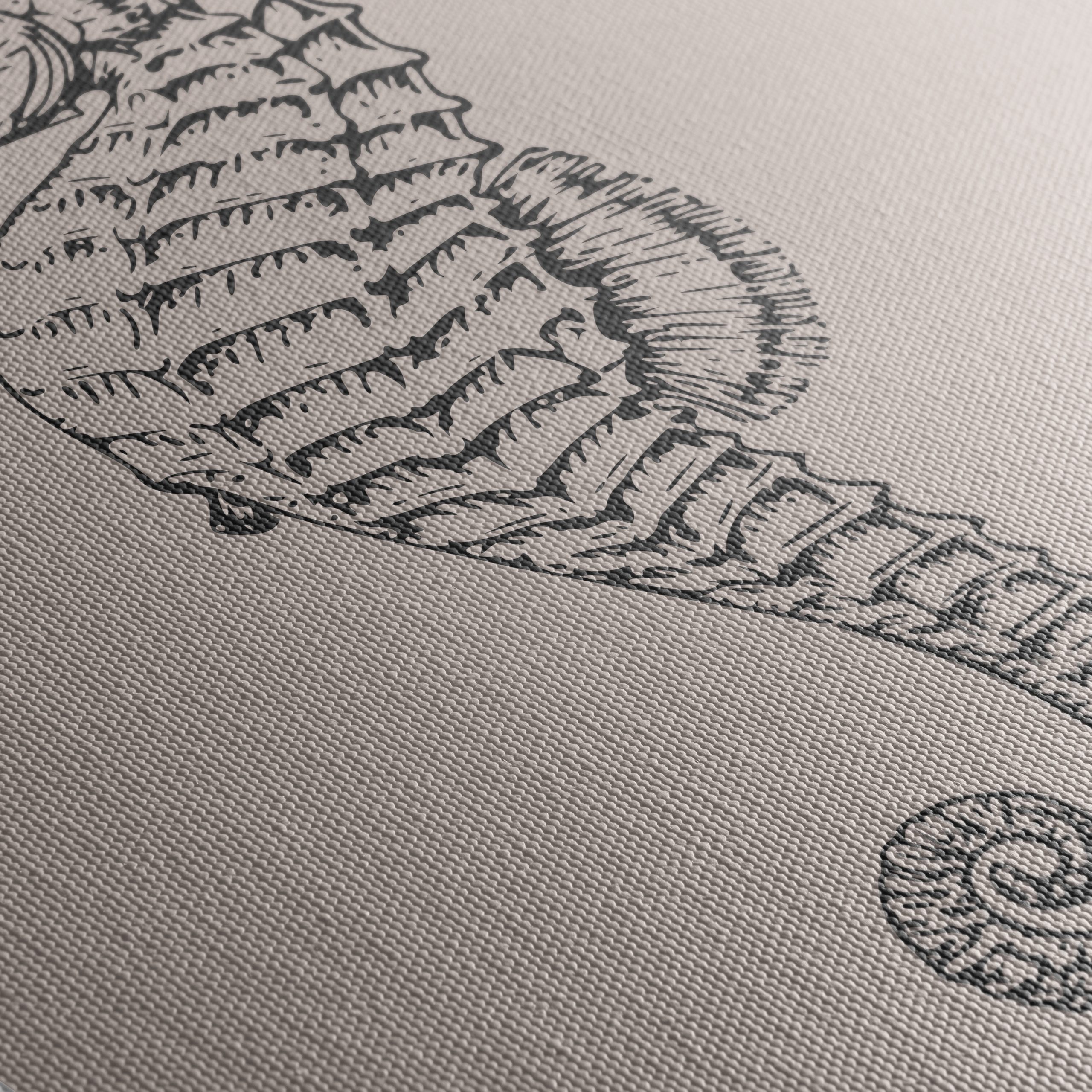 Illustrative Seahorse Artwork - Image 5