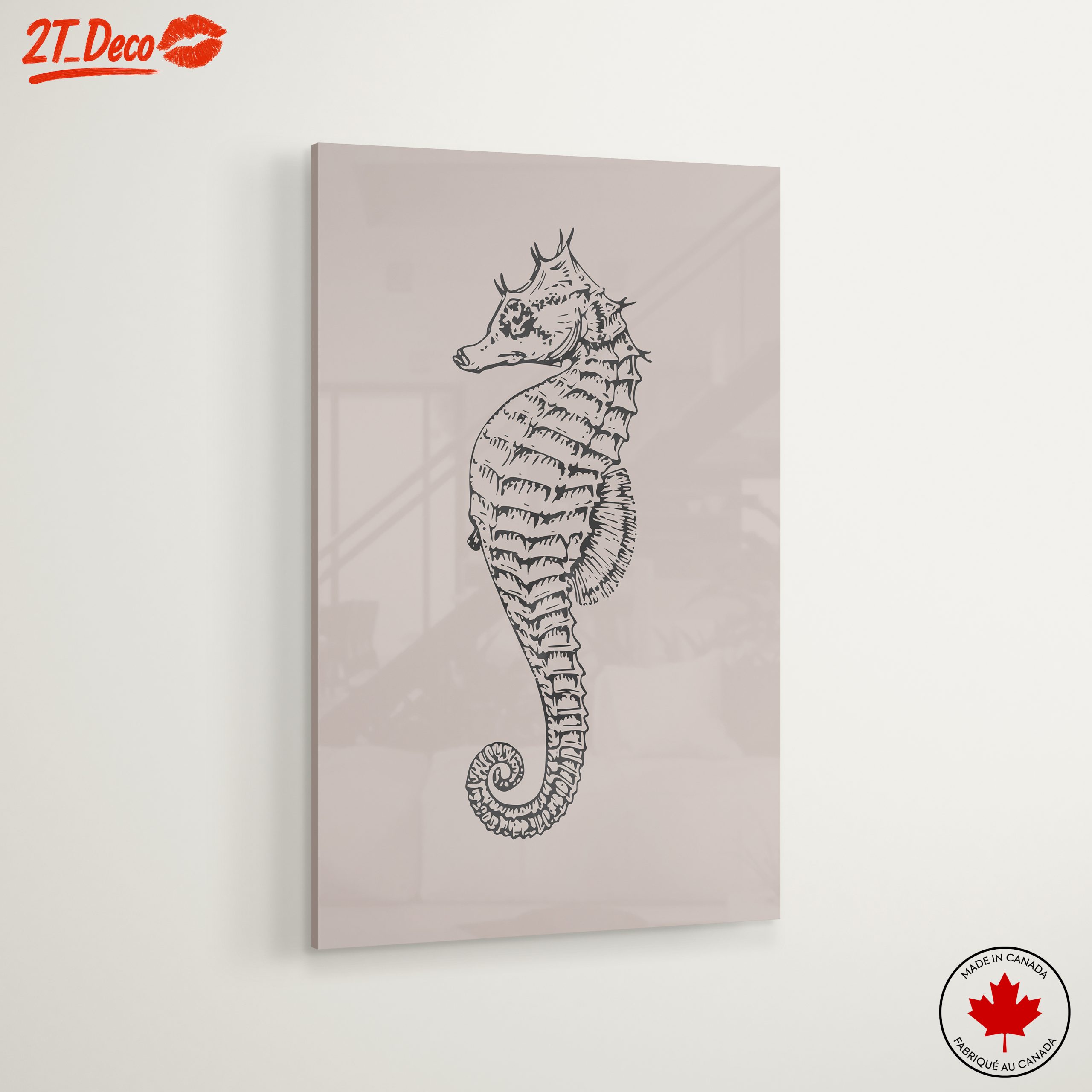 Illustrative Seahorse Artwork - Image 6