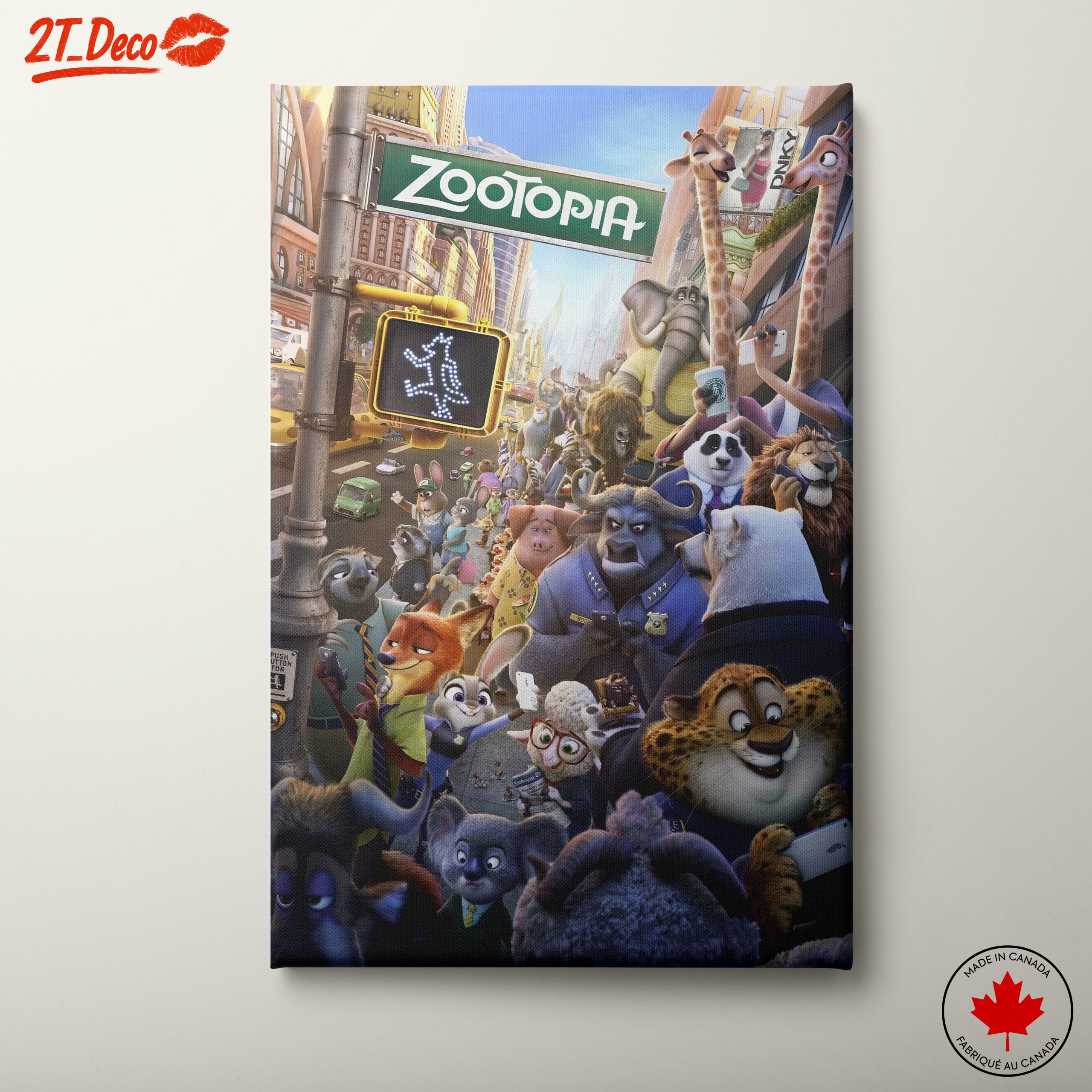 Zootopia Inspired Animal Illustration
