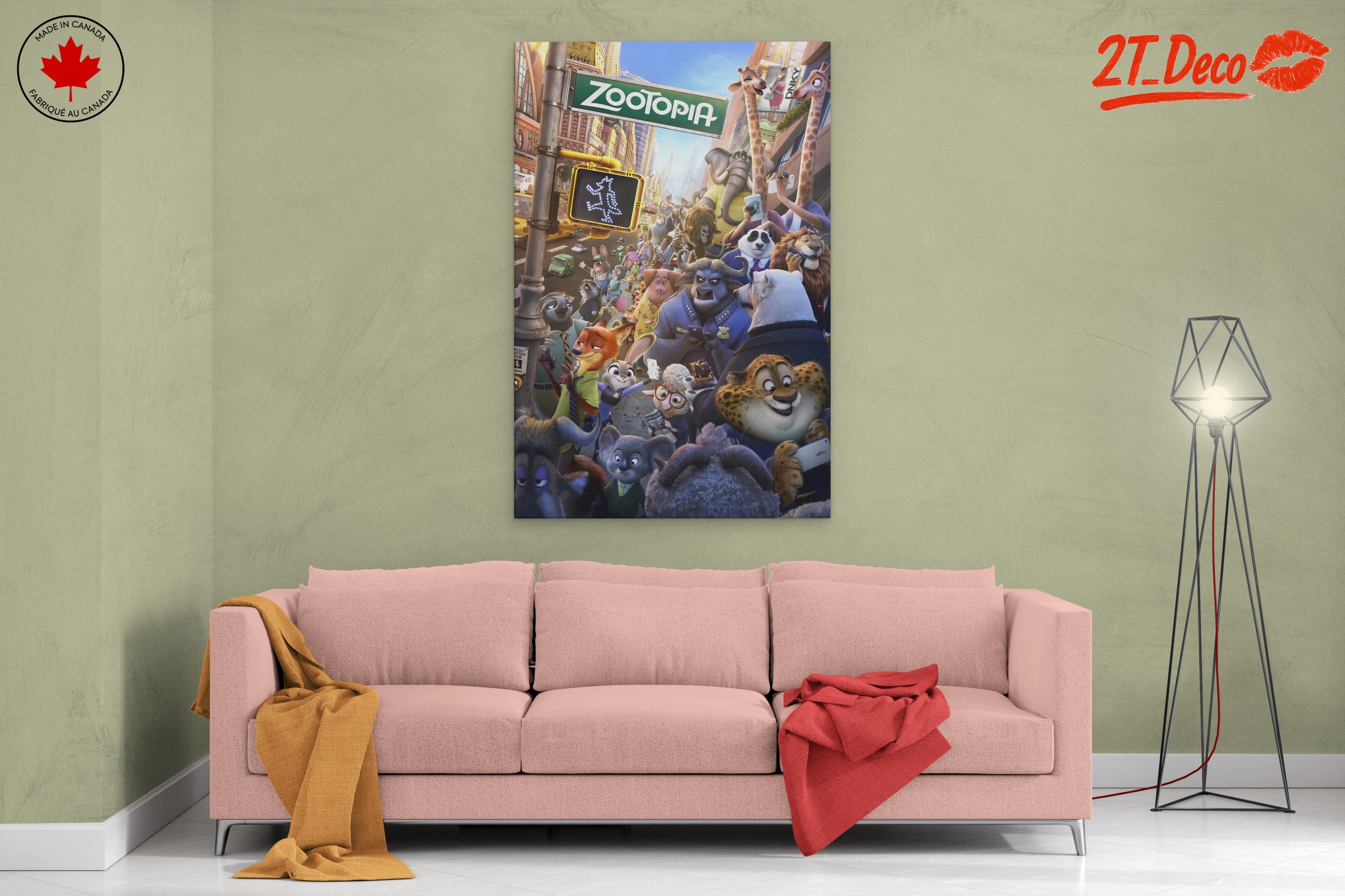 Zootopia Inspired Animal Illustration - Image 2