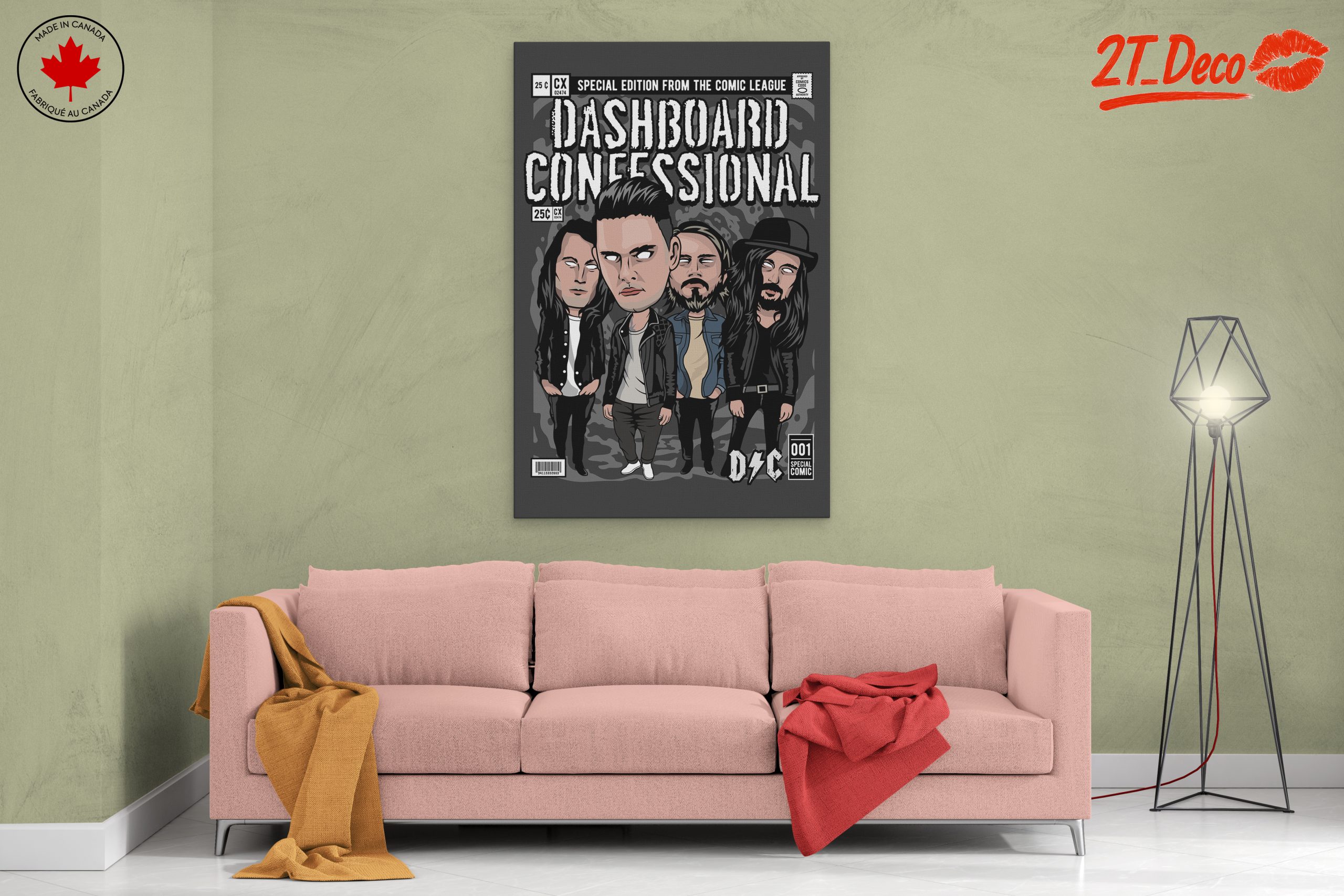 Dashboard Confessional Music Band Art - Image 2