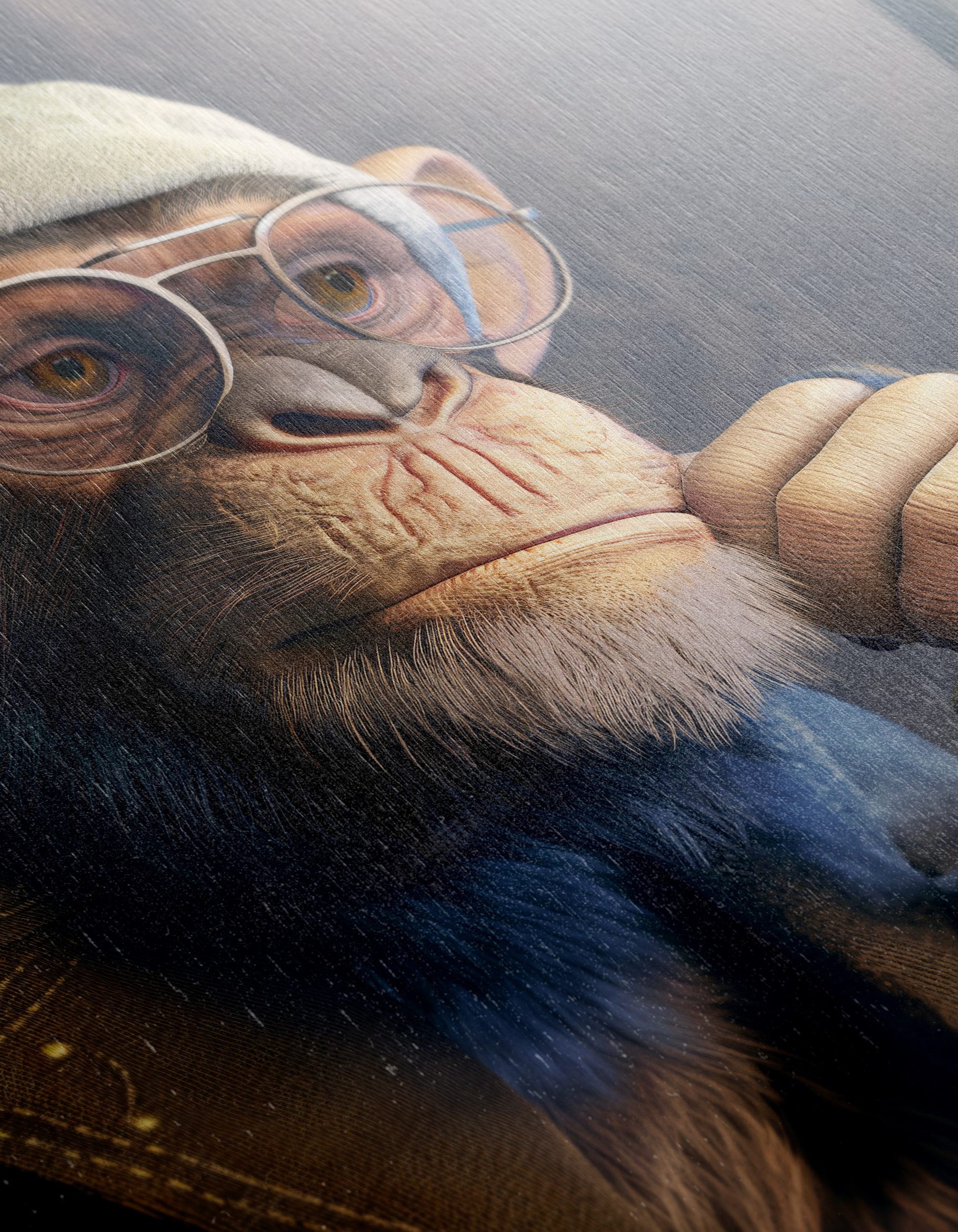 Stylized Monkey Character in Thoughtful Pose - Image 12