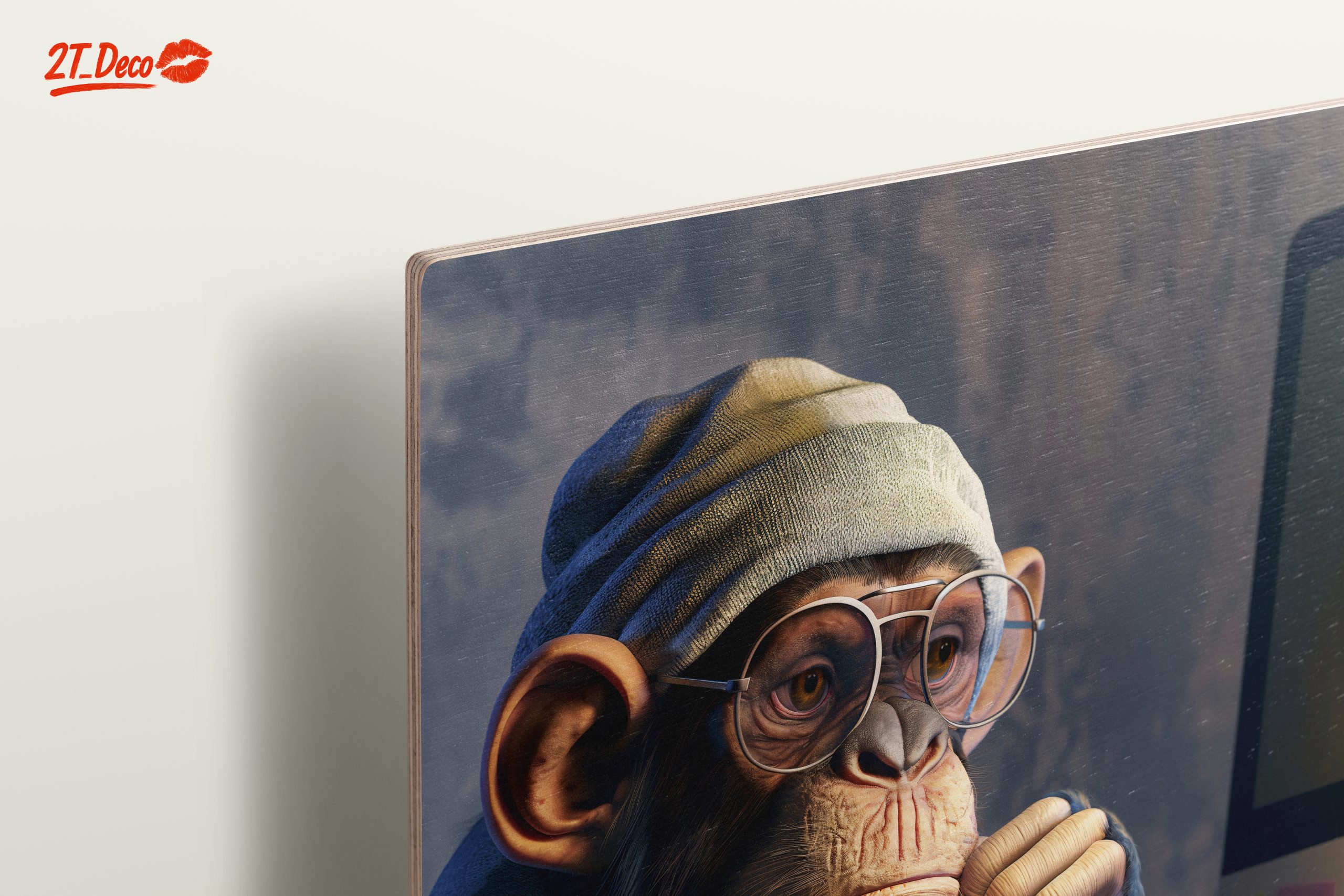 Stylized Monkey Character in Thoughtful Pose - Image 15