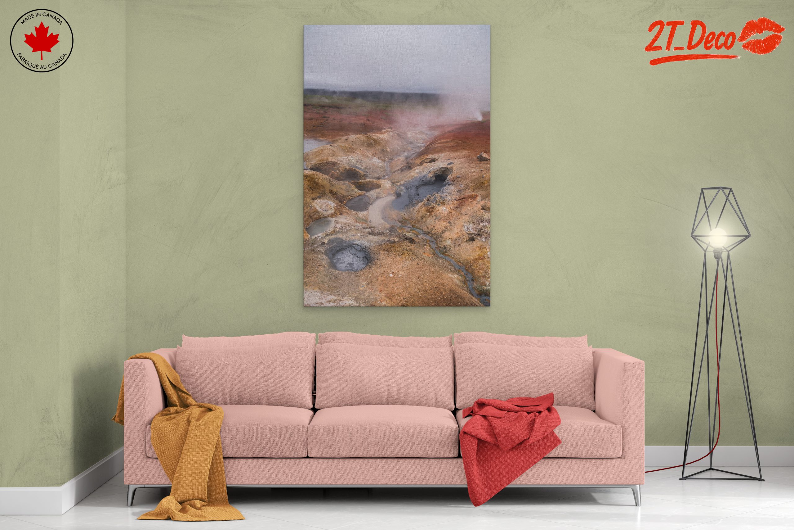 Geothermal Landscape with Steaming Features - Image 2