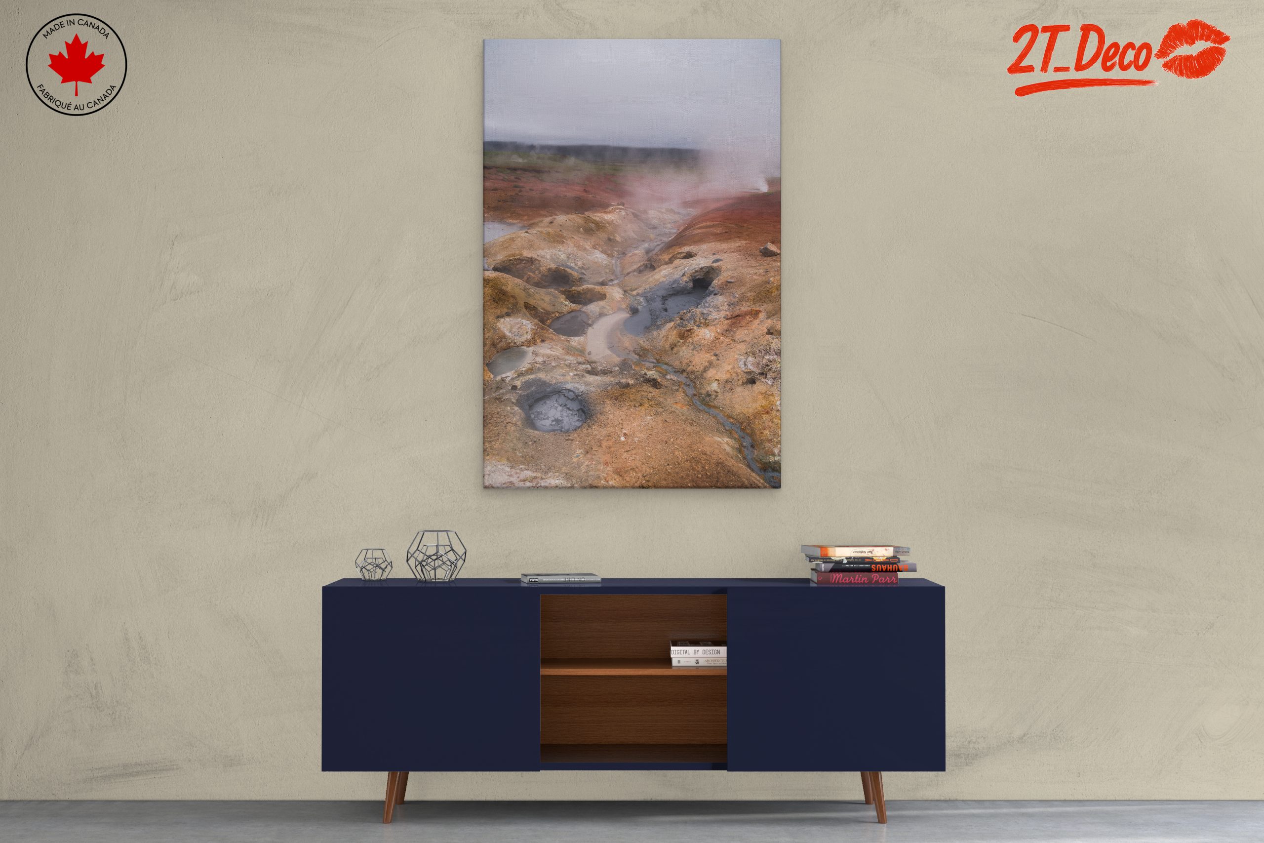Geothermal Landscape with Steaming Features - Image 3