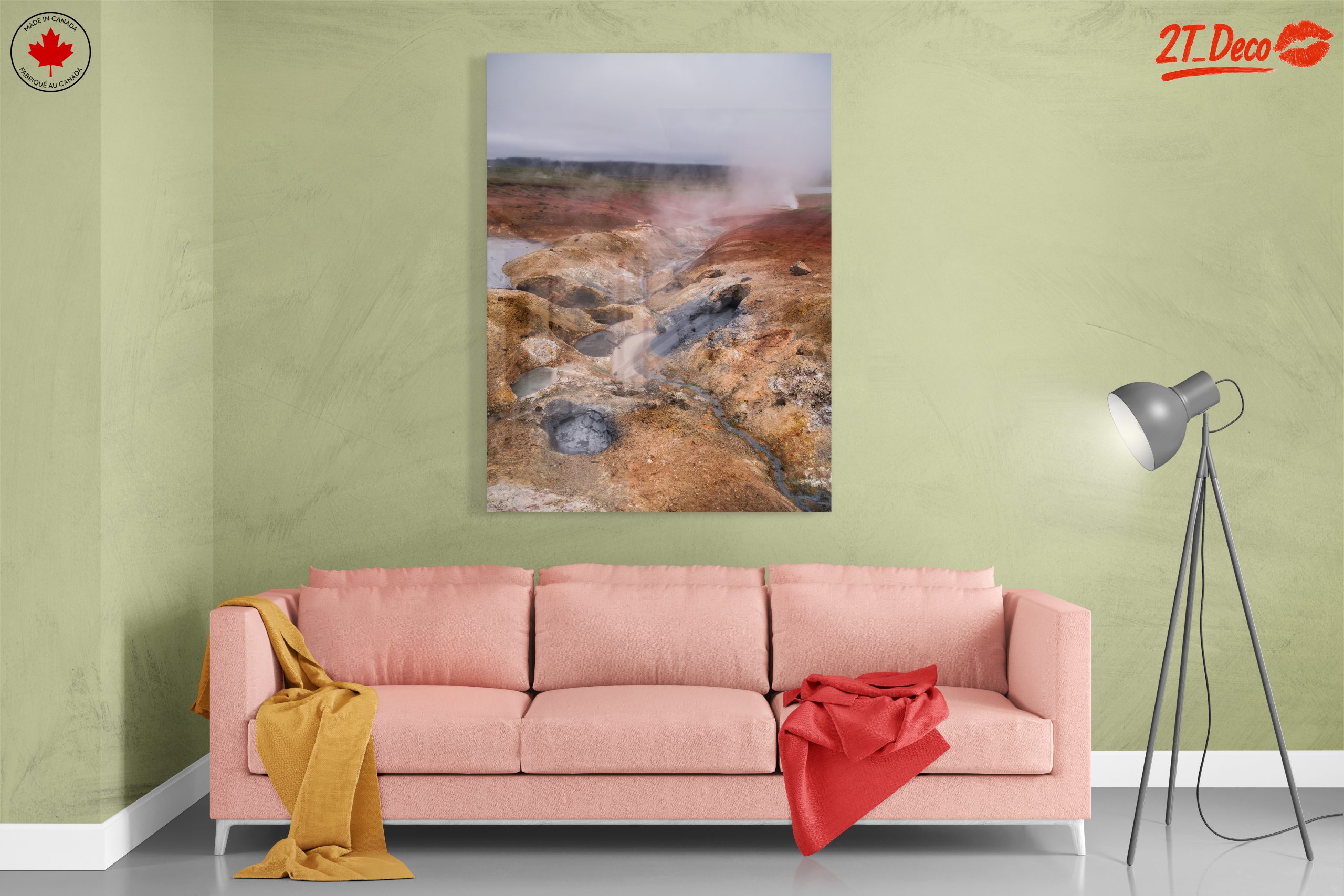 Geothermal Landscape with Steaming Features - Image 7