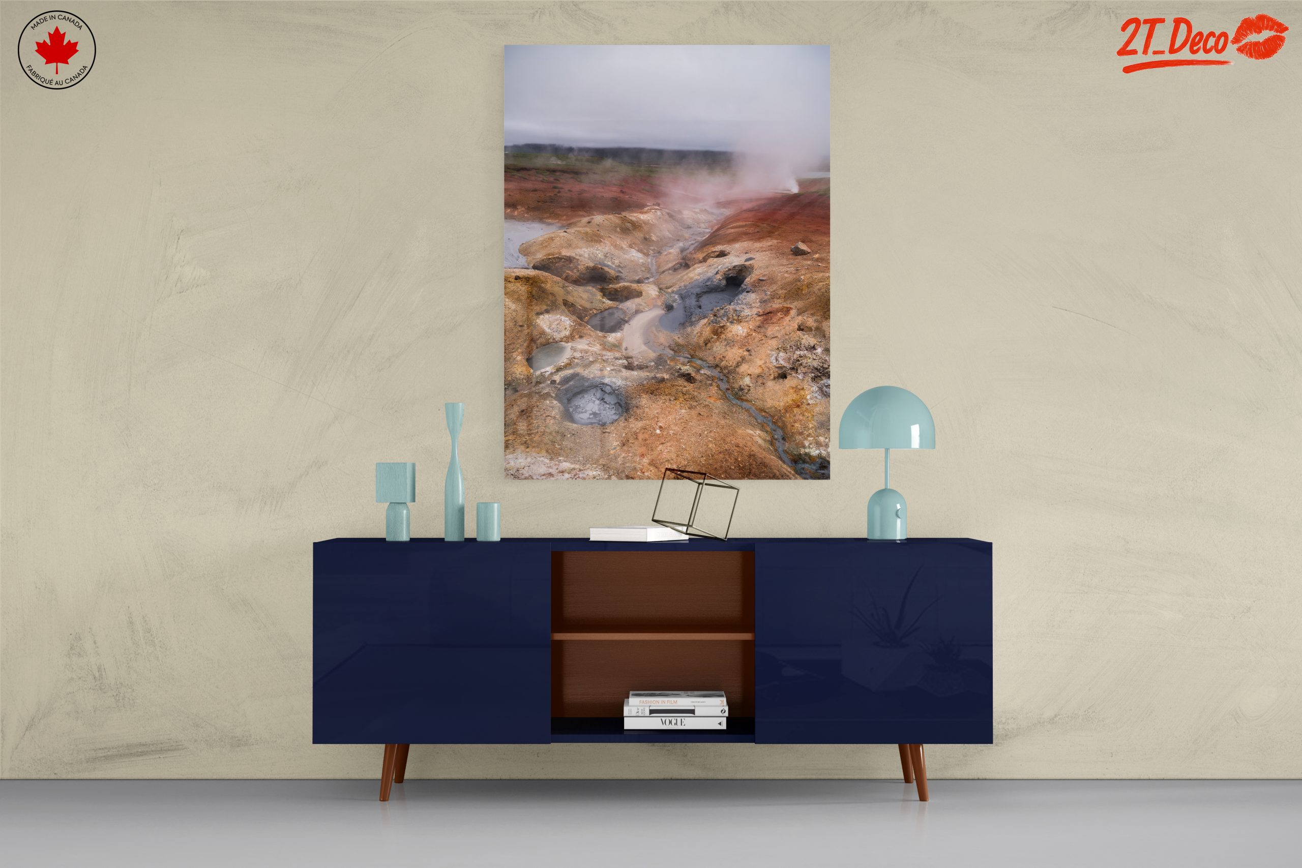 Geothermal Landscape with Steaming Features - Image 8