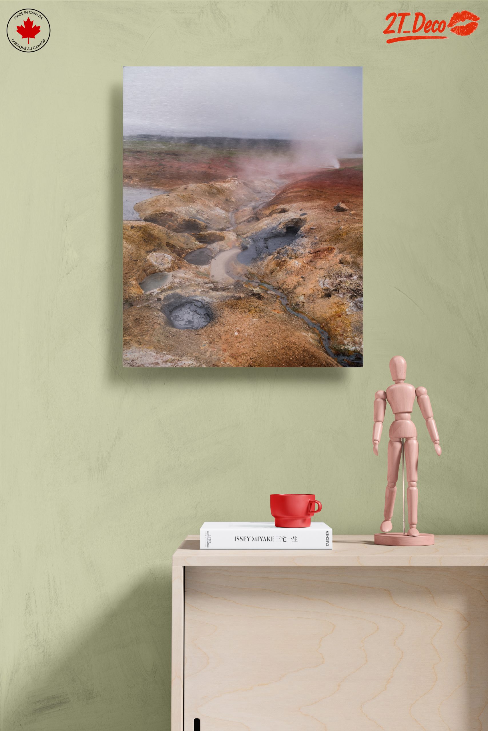 Geothermal Landscape with Steaming Features - Image 14