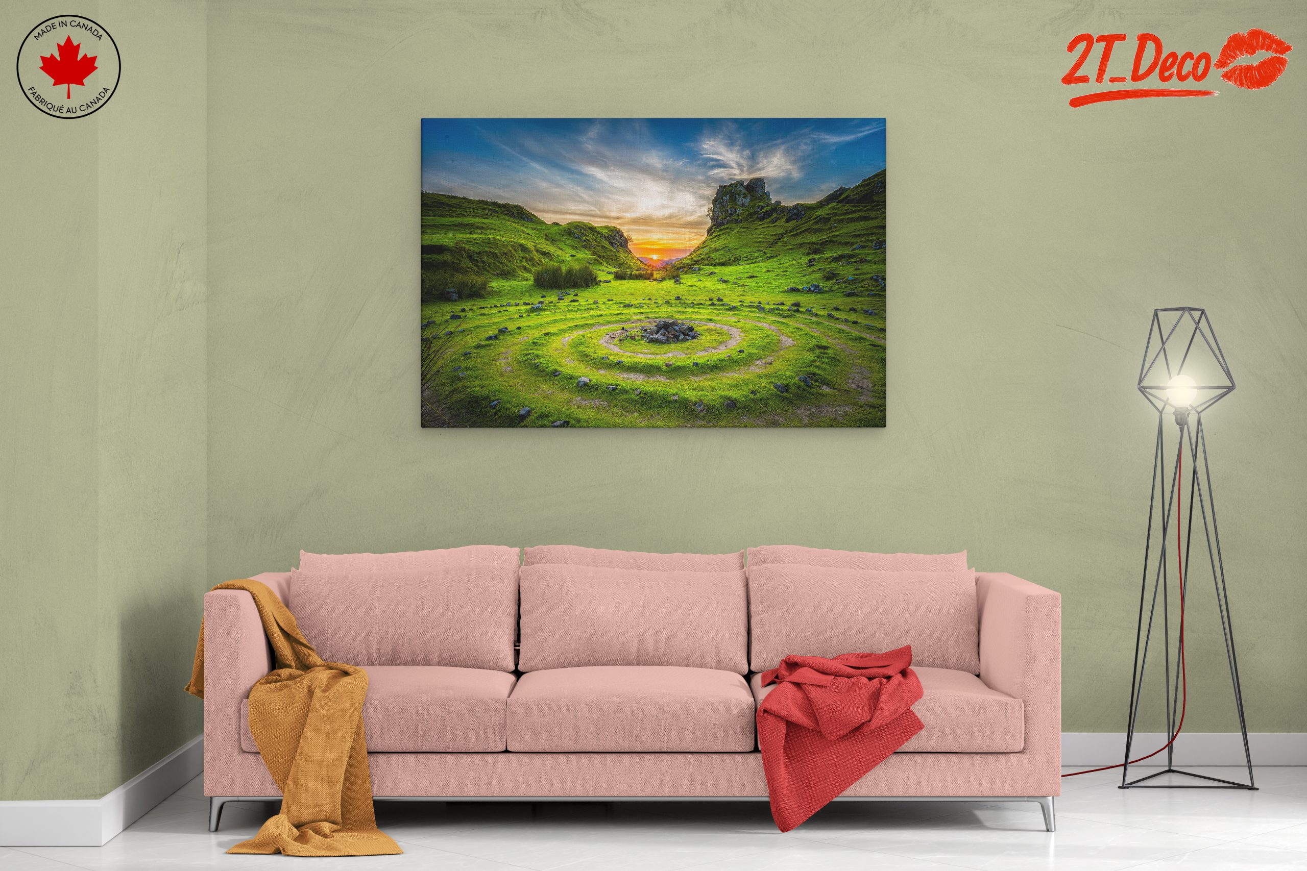 Serene Nature Landscape at Sunset 3 - Image 2