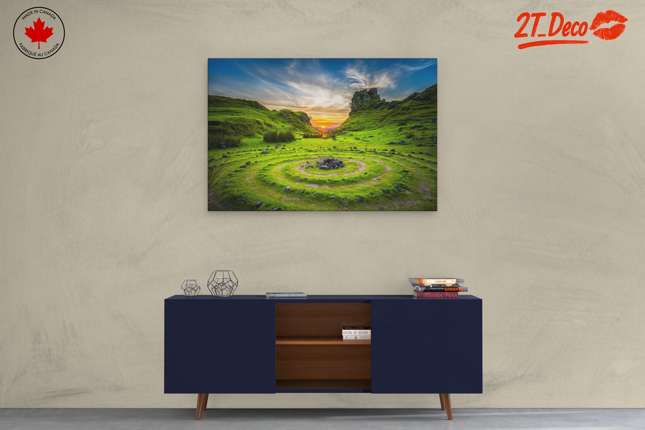 Serene Nature Landscape at Sunset 3 - Image 3