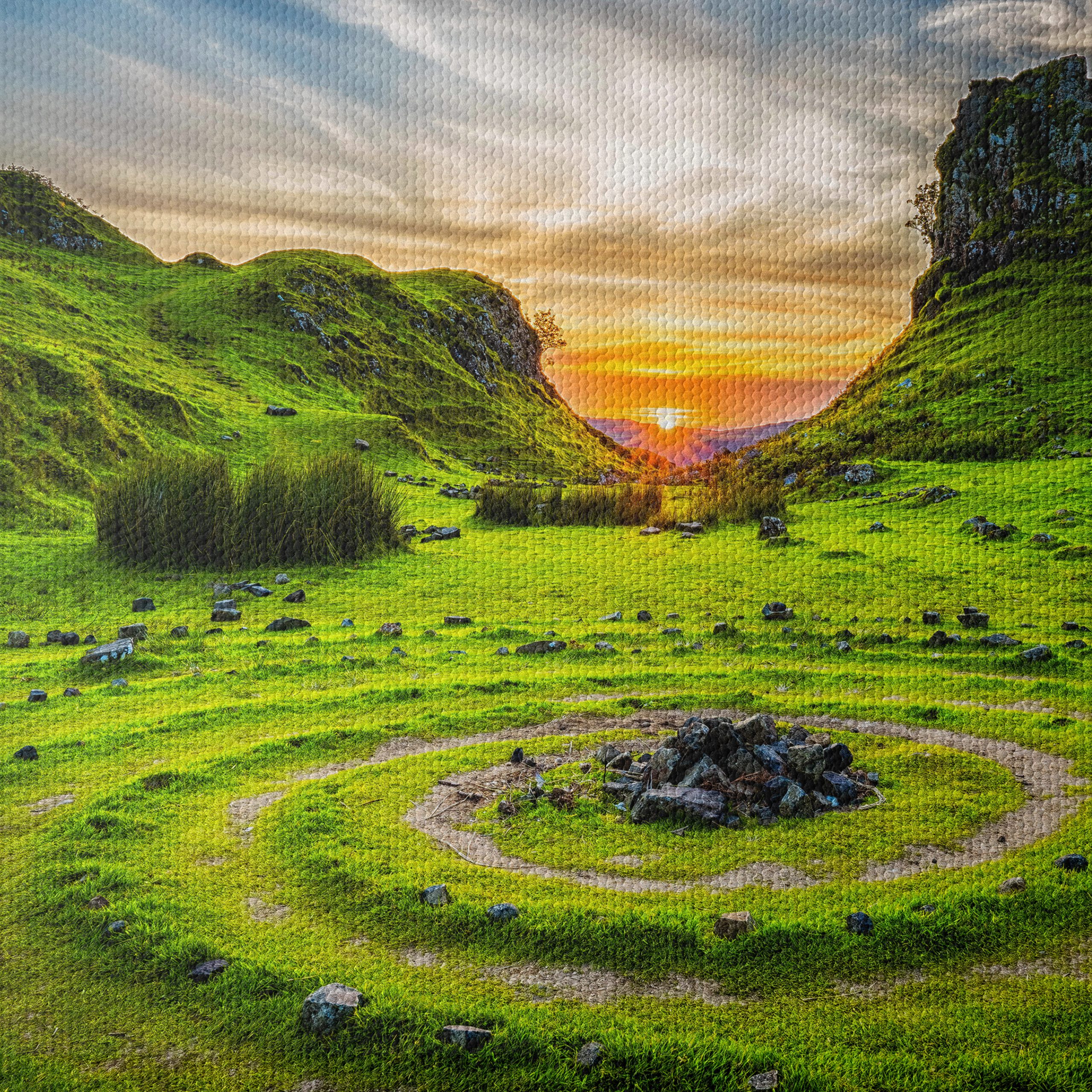 Serene Nature Landscape at Sunset 3 - Image 4