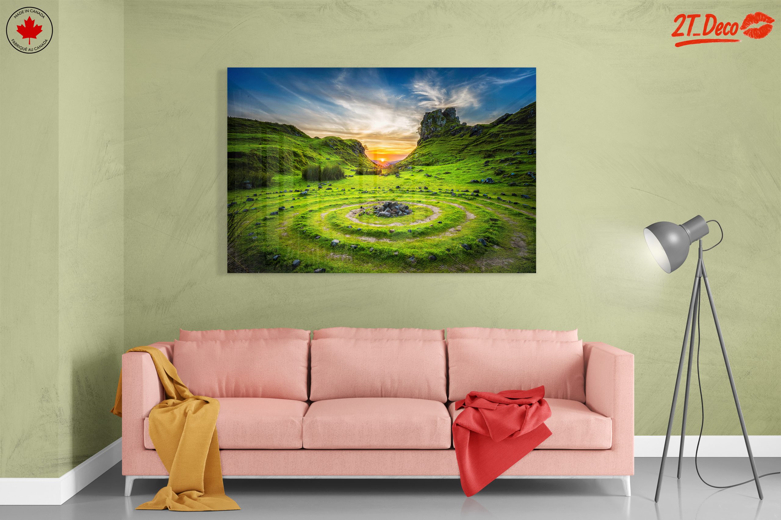 Serene Nature Landscape at Sunset 3 - Image 7