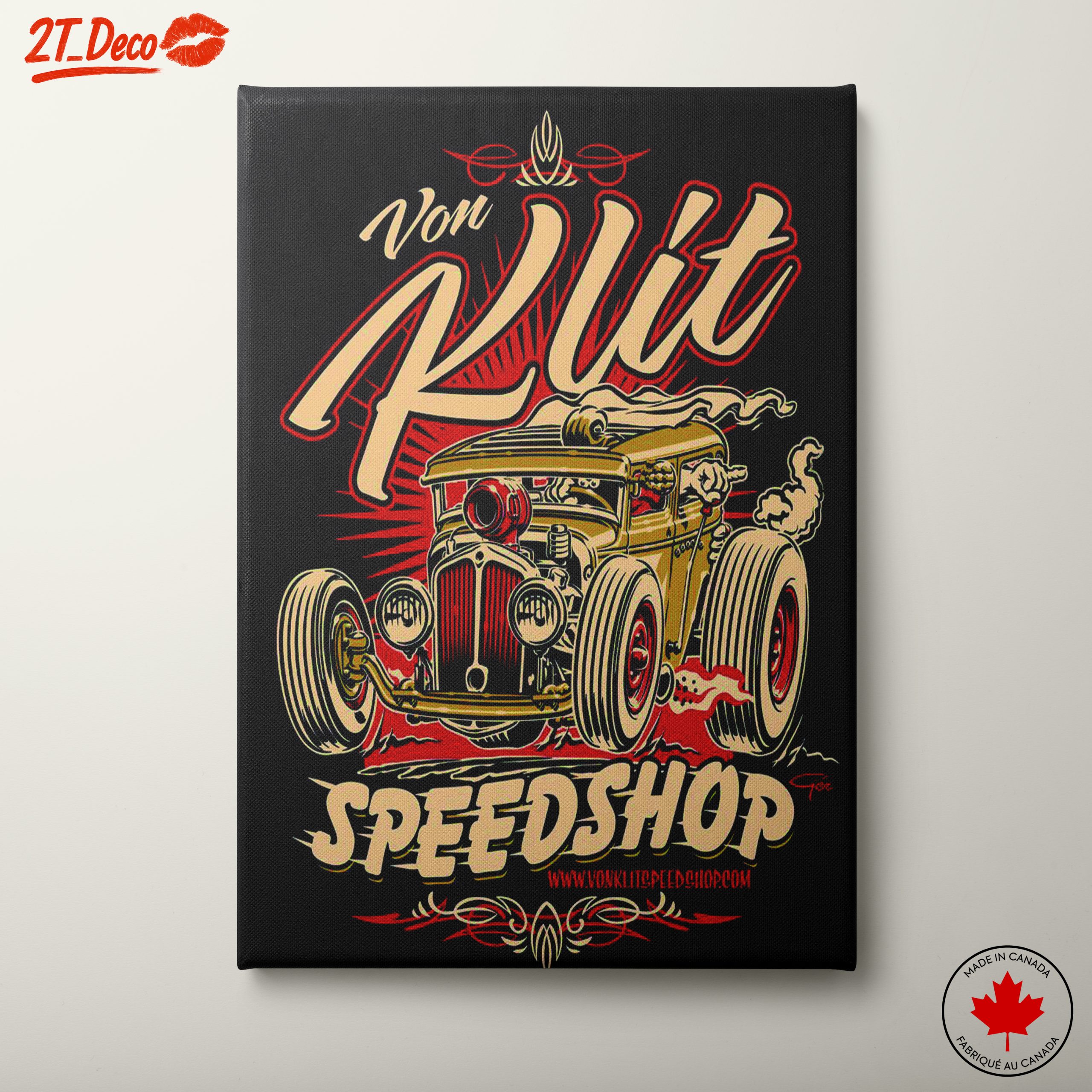 Vintage Hot Rod Car Design