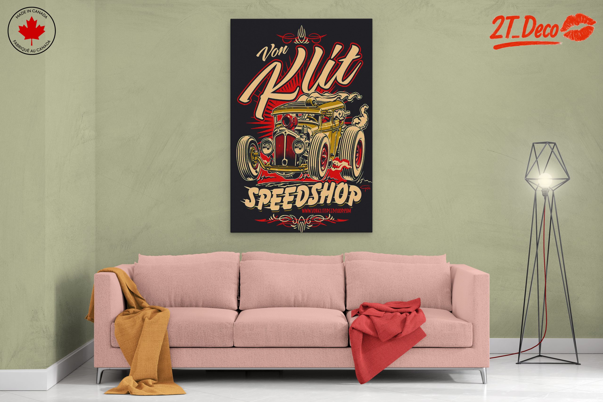 Vintage Hot Rod Car Design - Image 2